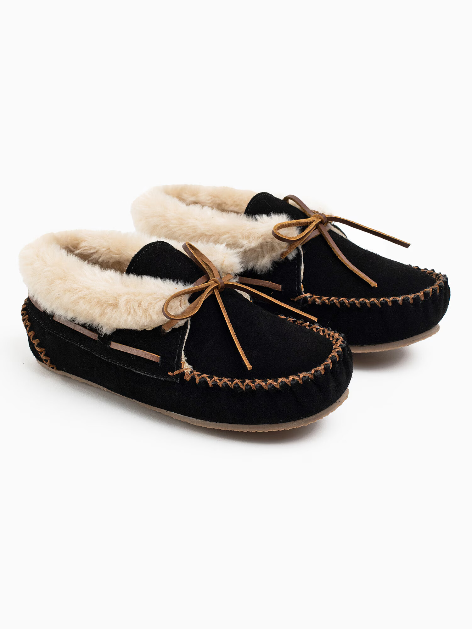 Minnetonka Mocasini 'Chrissy' crem / maro / negru - Pled.ro