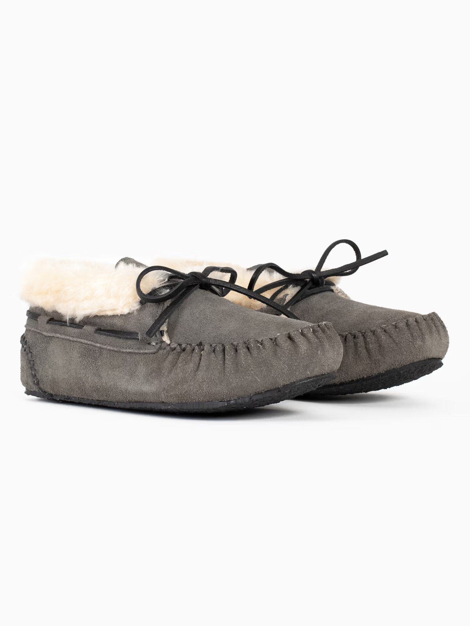 Minnetonka Mocasini 'Chrissy' gri / alb - Pled.ro