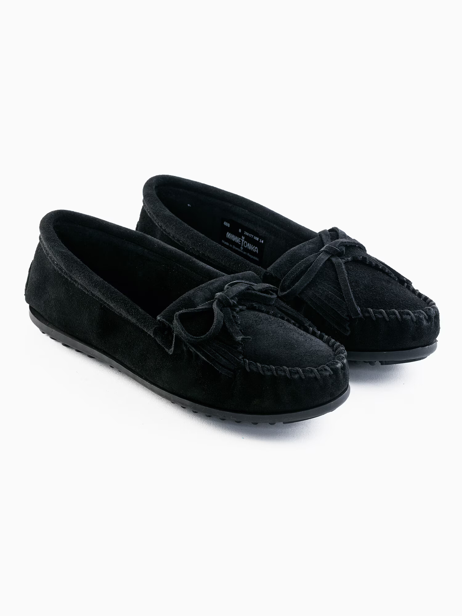 Minnetonka Mocasini 'Kilty' negru - Pled.ro