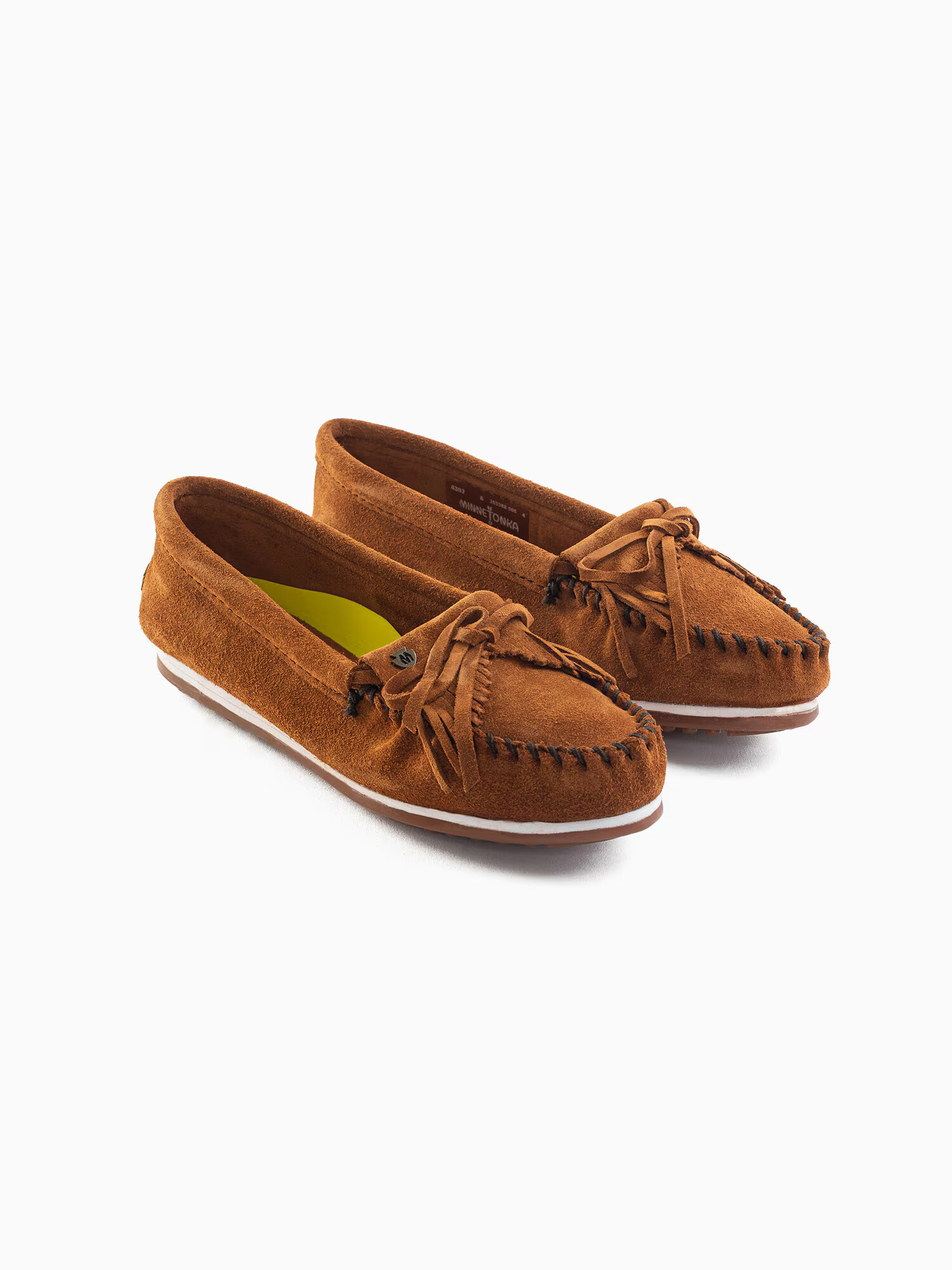 Minnetonka Mocasini 'Kilty plus' maro / alb - Pled.ro