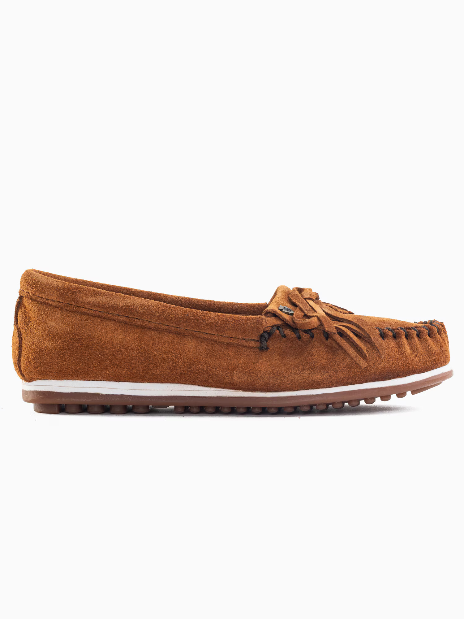 Minnetonka Mocasini 'Kilty plus' maro / alb - Pled.ro