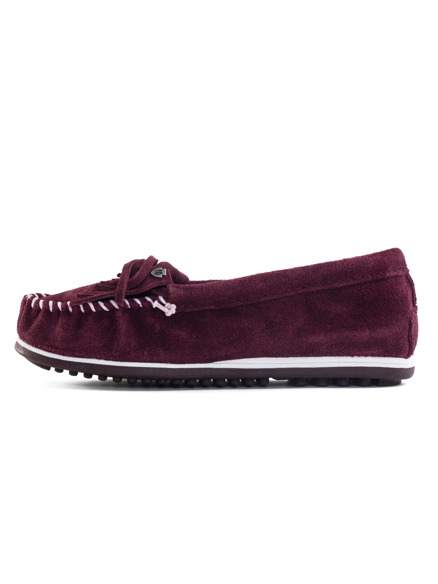 Minnetonka Mocasini 'Kilty plus' roșu burgundy - Pled.ro