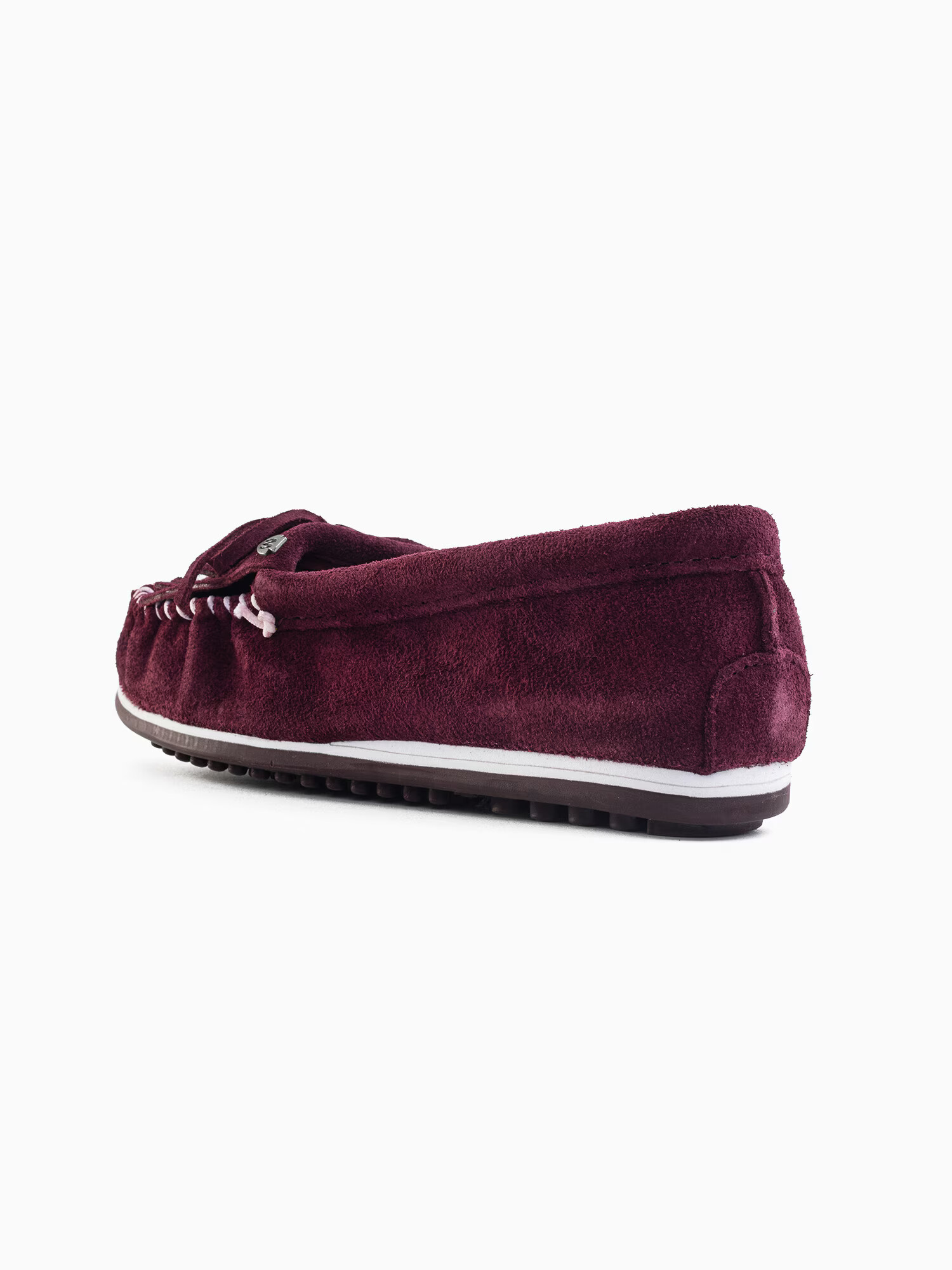 Minnetonka Mocasini 'Kilty plus' roșu burgundy - Pled.ro