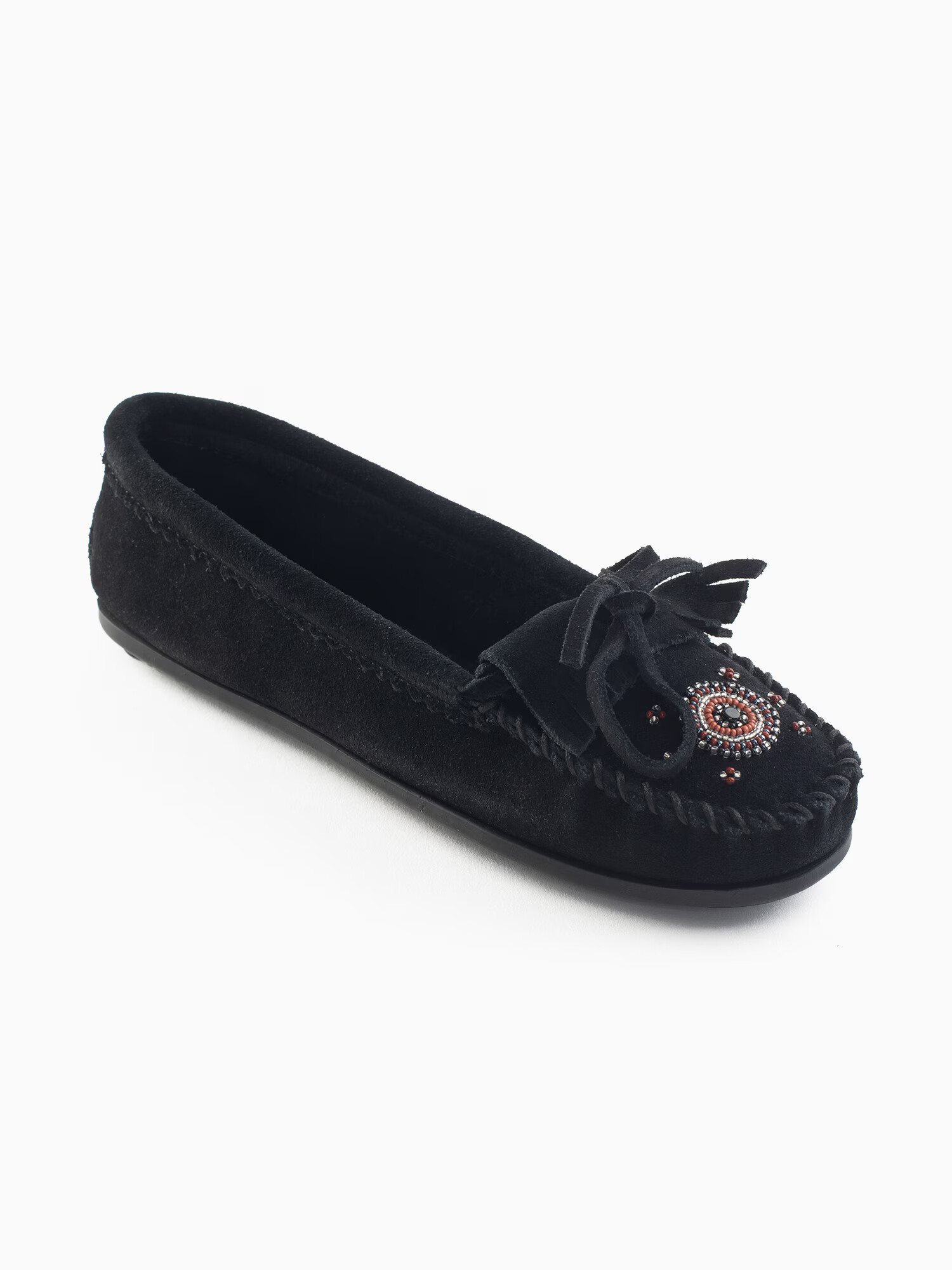 Minnetonka Mocasini 'Me to we' negru - Pled.ro