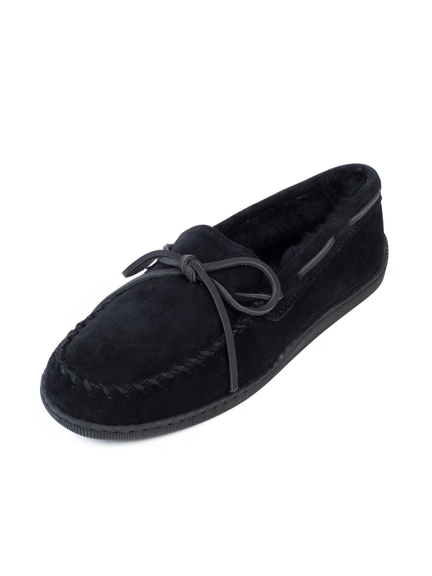 Minnetonka Mocasini 'Pileline' negru - Pled.ro