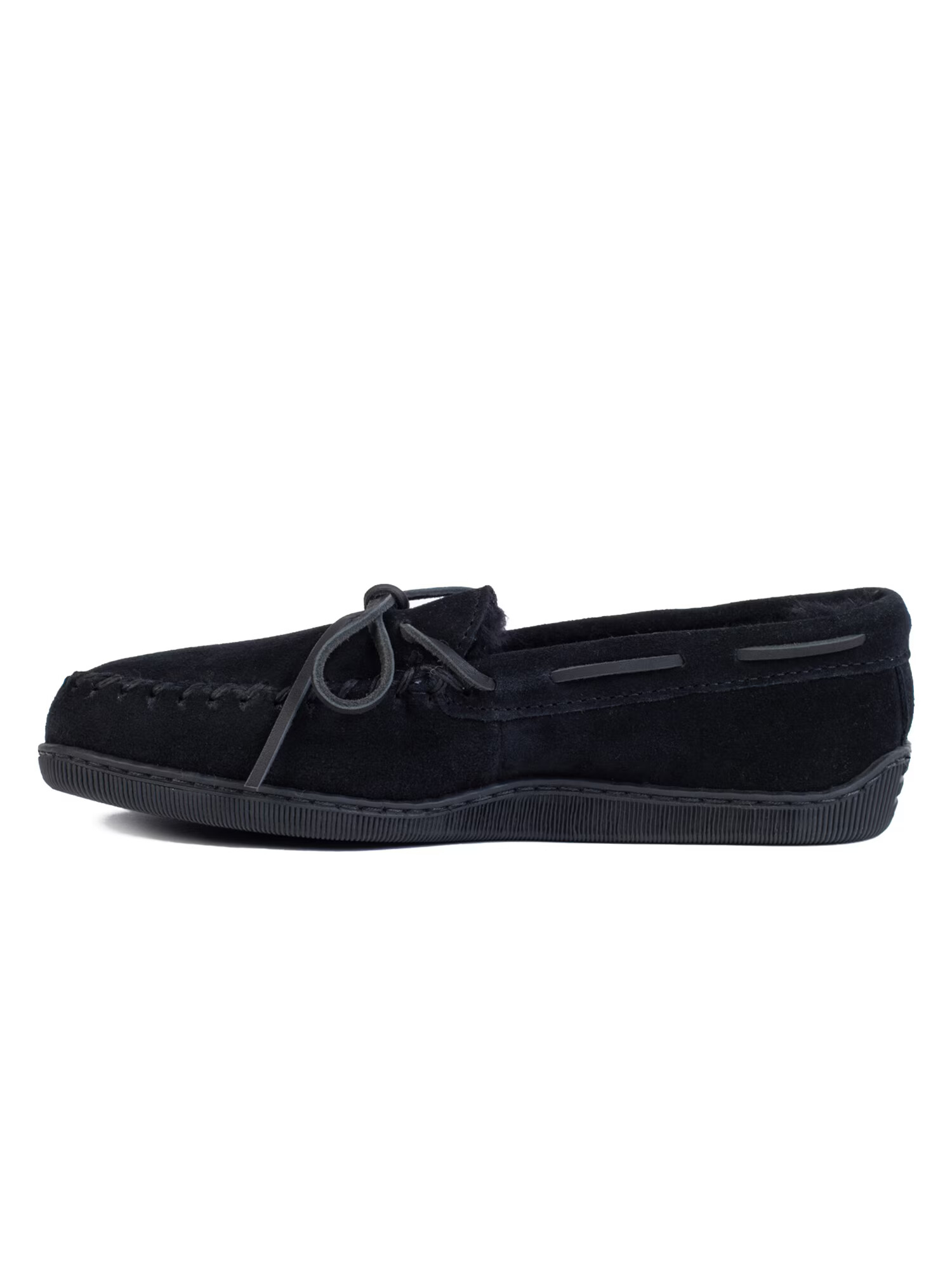 Minnetonka Mocasini 'Pileline' negru - Pled.ro