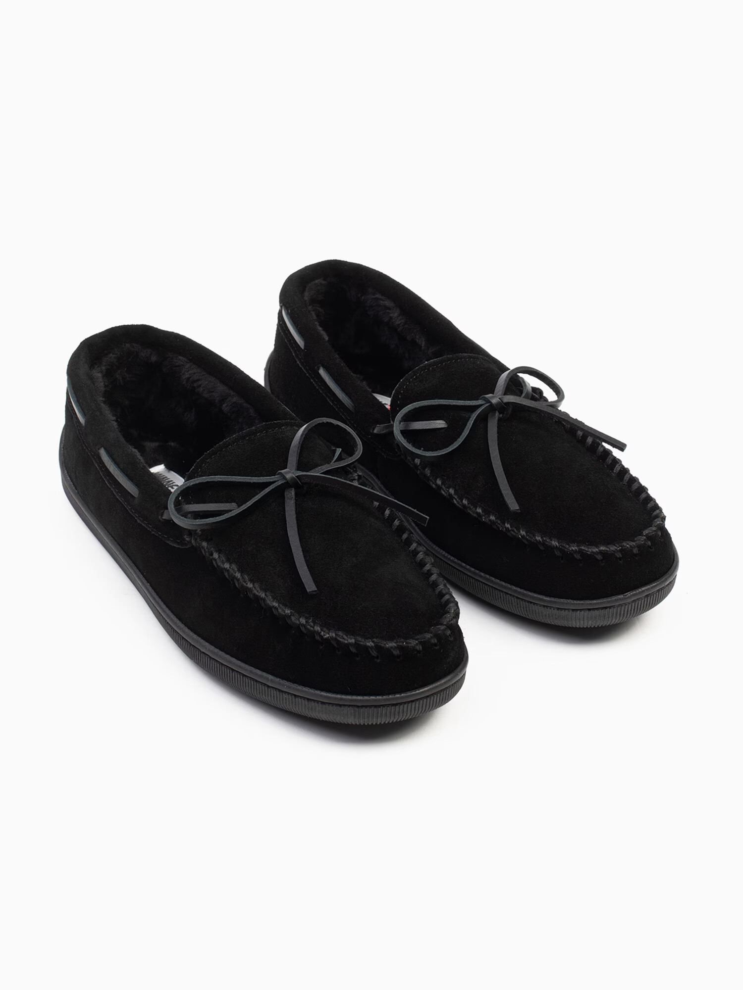 Minnetonka Mocasini 'Pileline' negru - Pled.ro