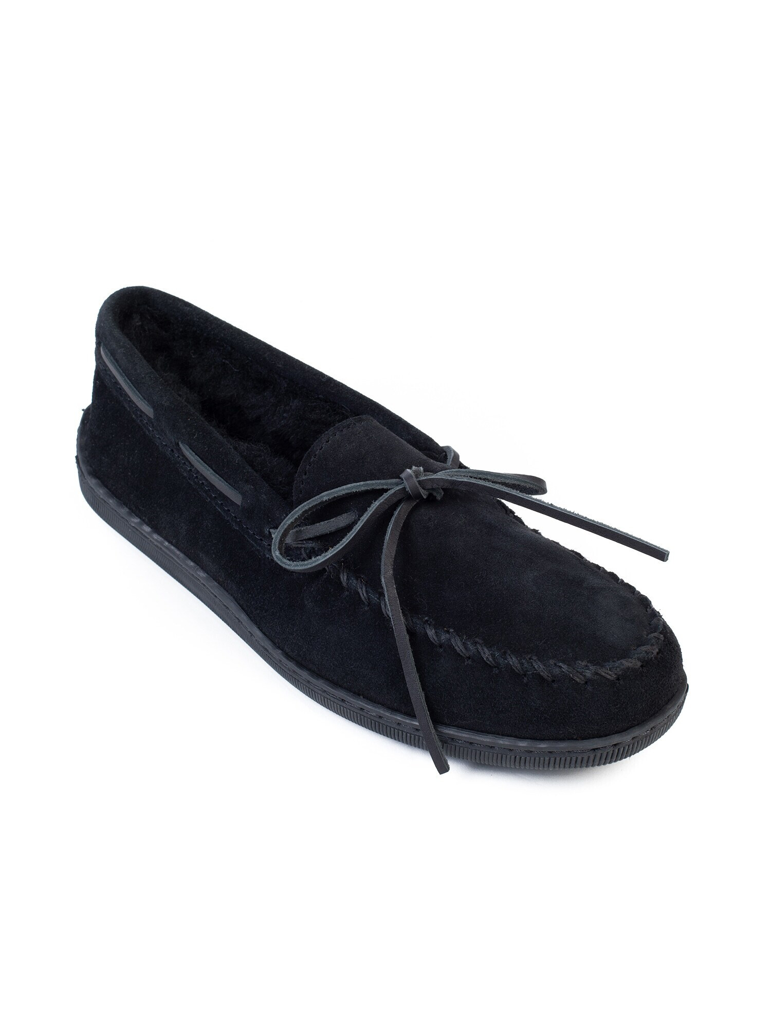 Minnetonka Mocasini 'Pileline' negru - Pled.ro