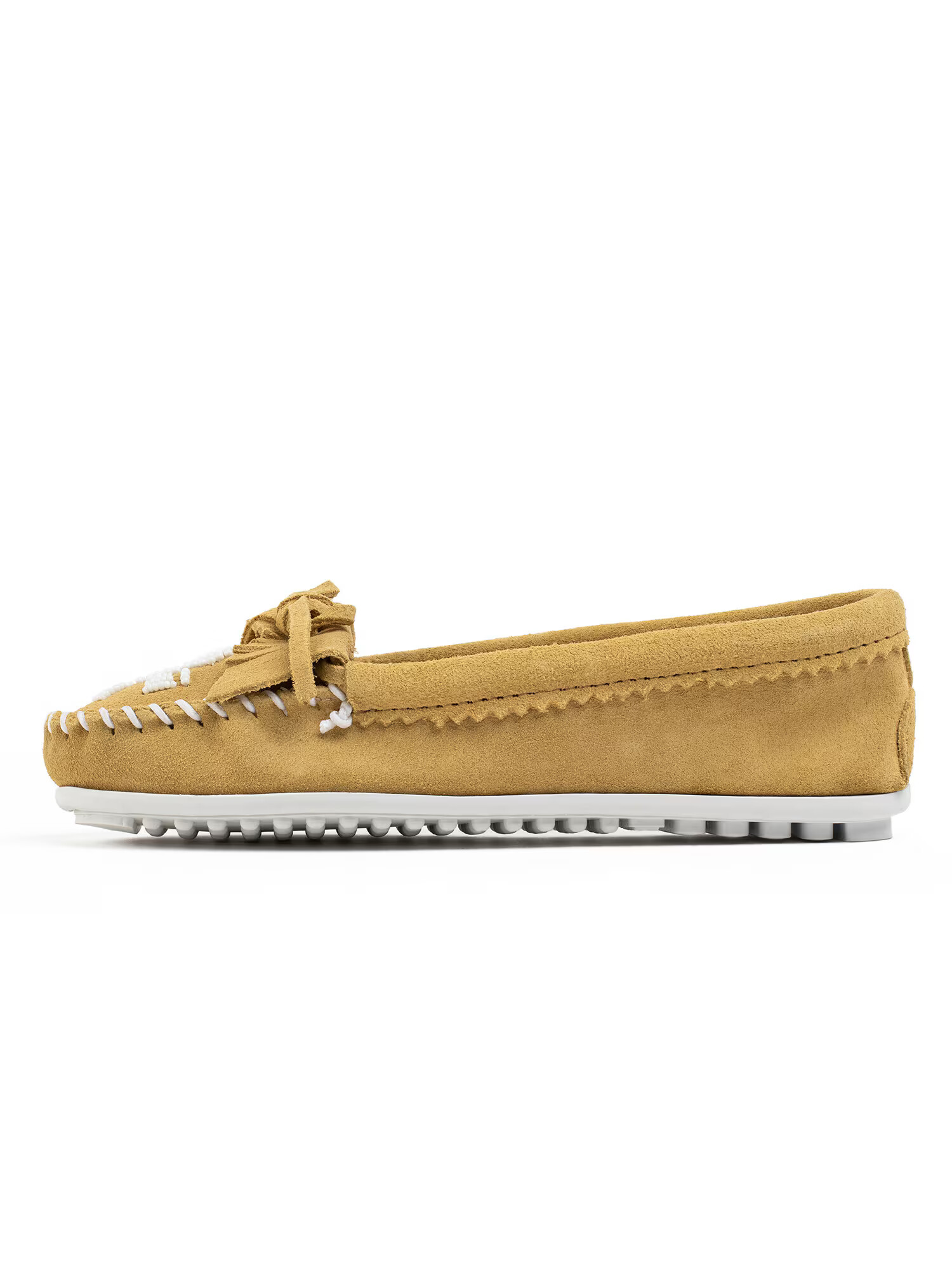 Minnetonka Mocasini 'Thunderbird Limited Edition' galben / alb - Pled.ro