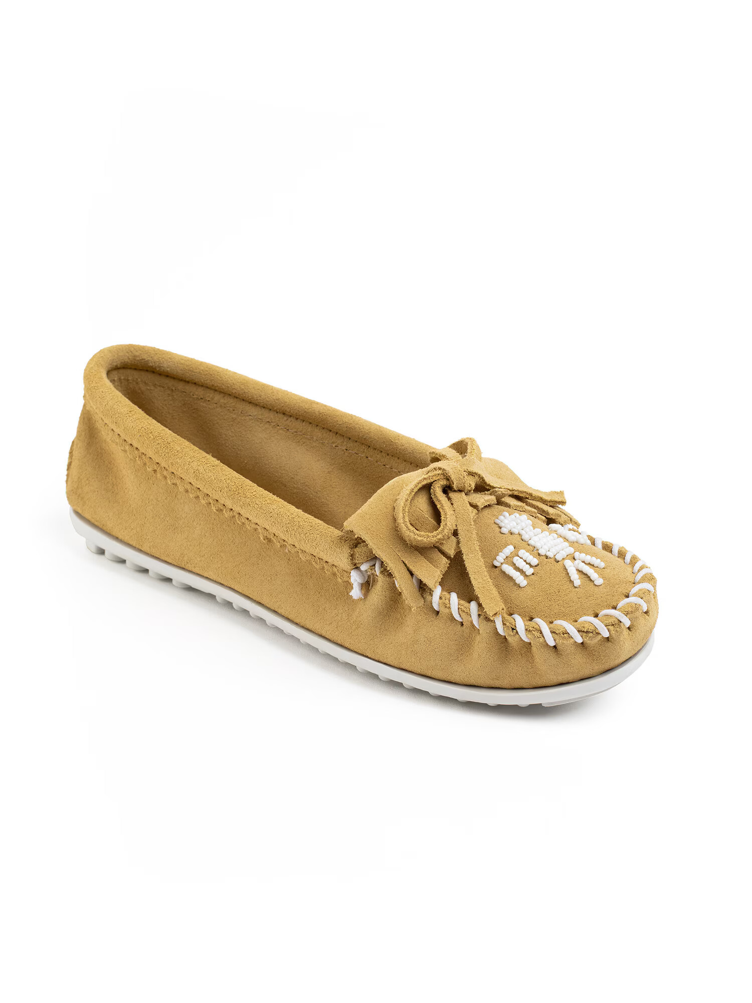 Minnetonka Mocasini 'Thunderbird Limited Edition' galben / alb - Pled.ro