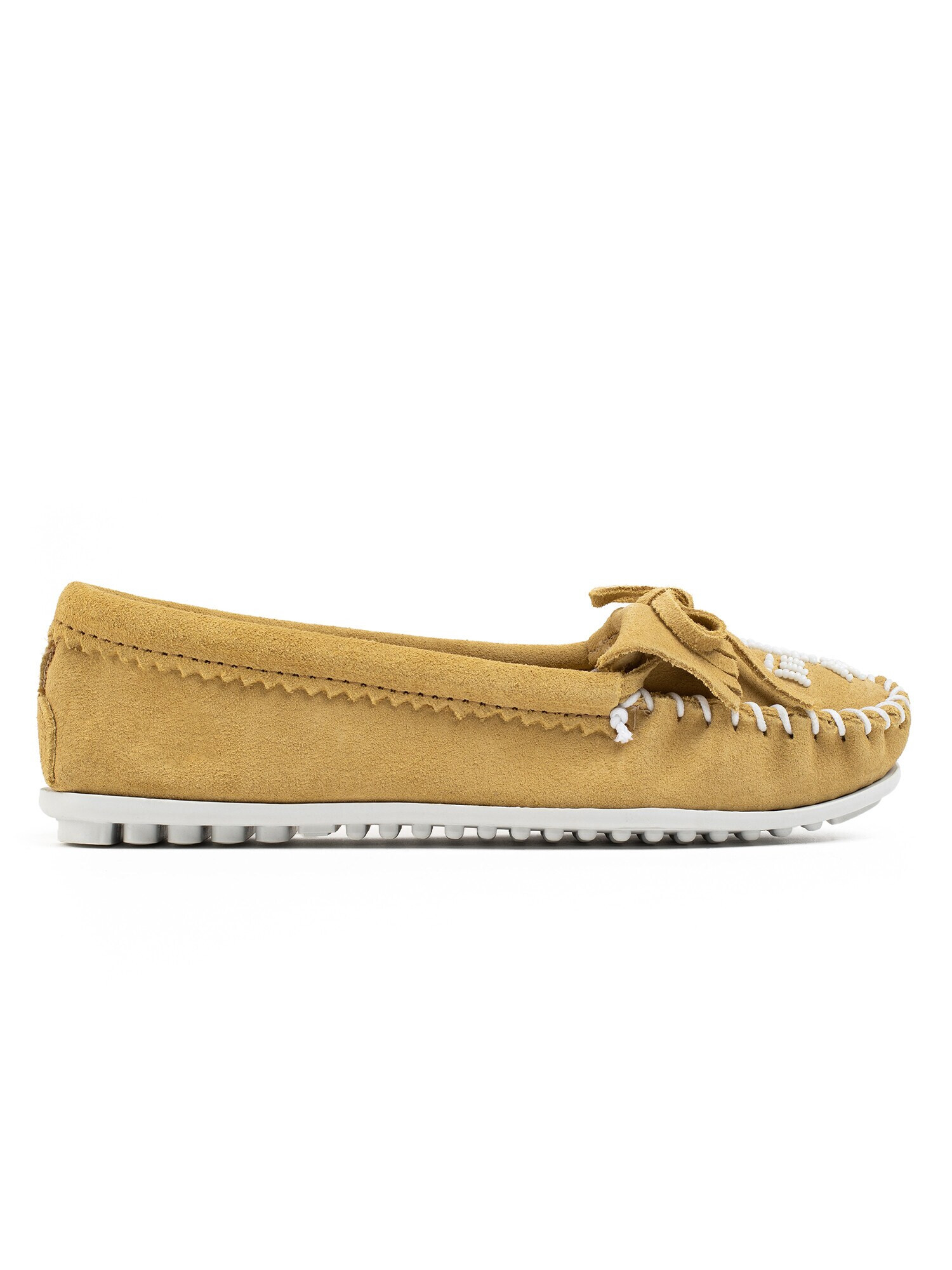 Minnetonka Mocasini 'Thunderbird Limited Edition' galben / alb - Pled.ro