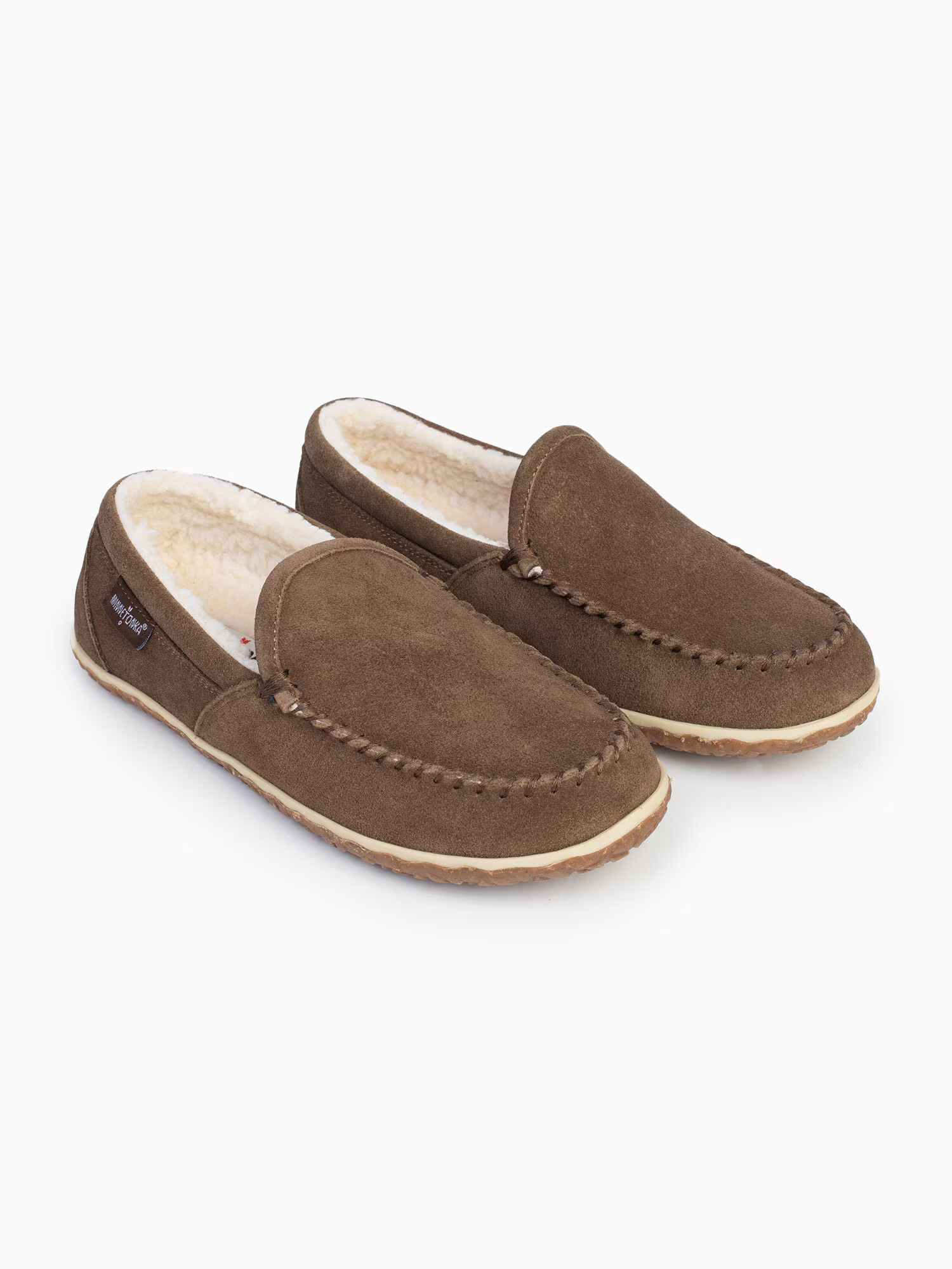 Minnetonka Mocasini 'Tilden' crem / maro - Pled.ro