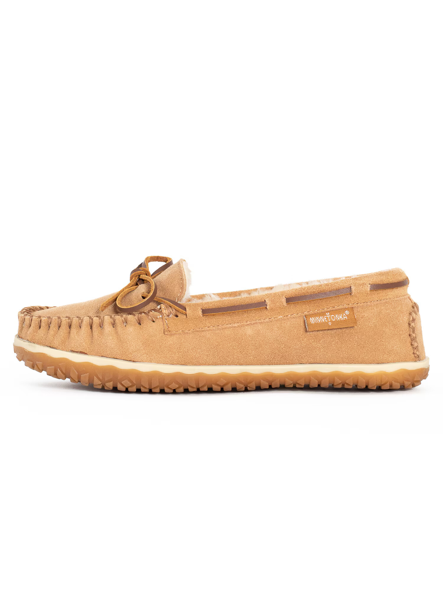 Minnetonka Mocasini 'Tilia' crem / maro deschis - Pled.ro