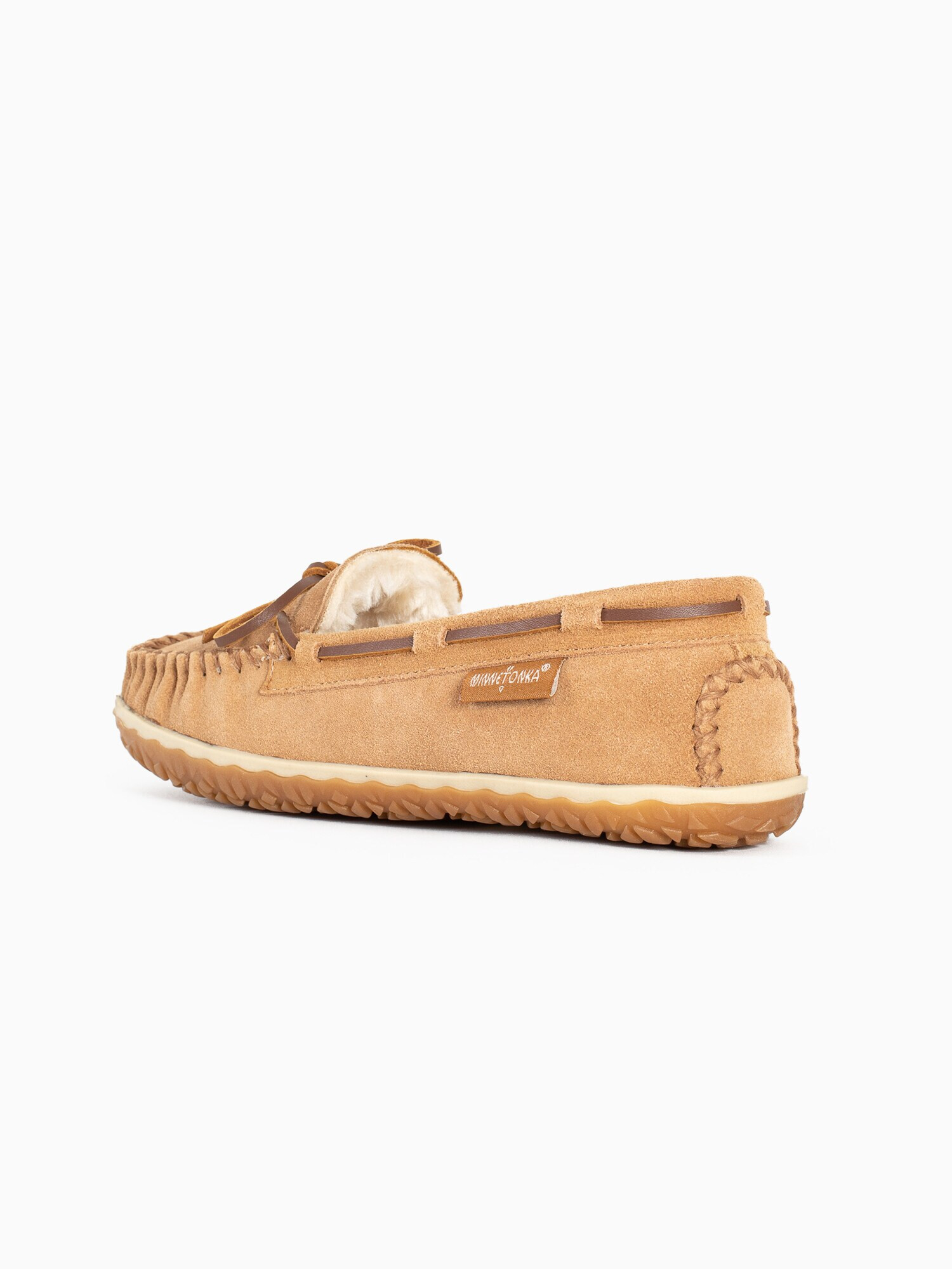 Minnetonka Mocasini 'Tilia' crem / maro deschis - Pled.ro