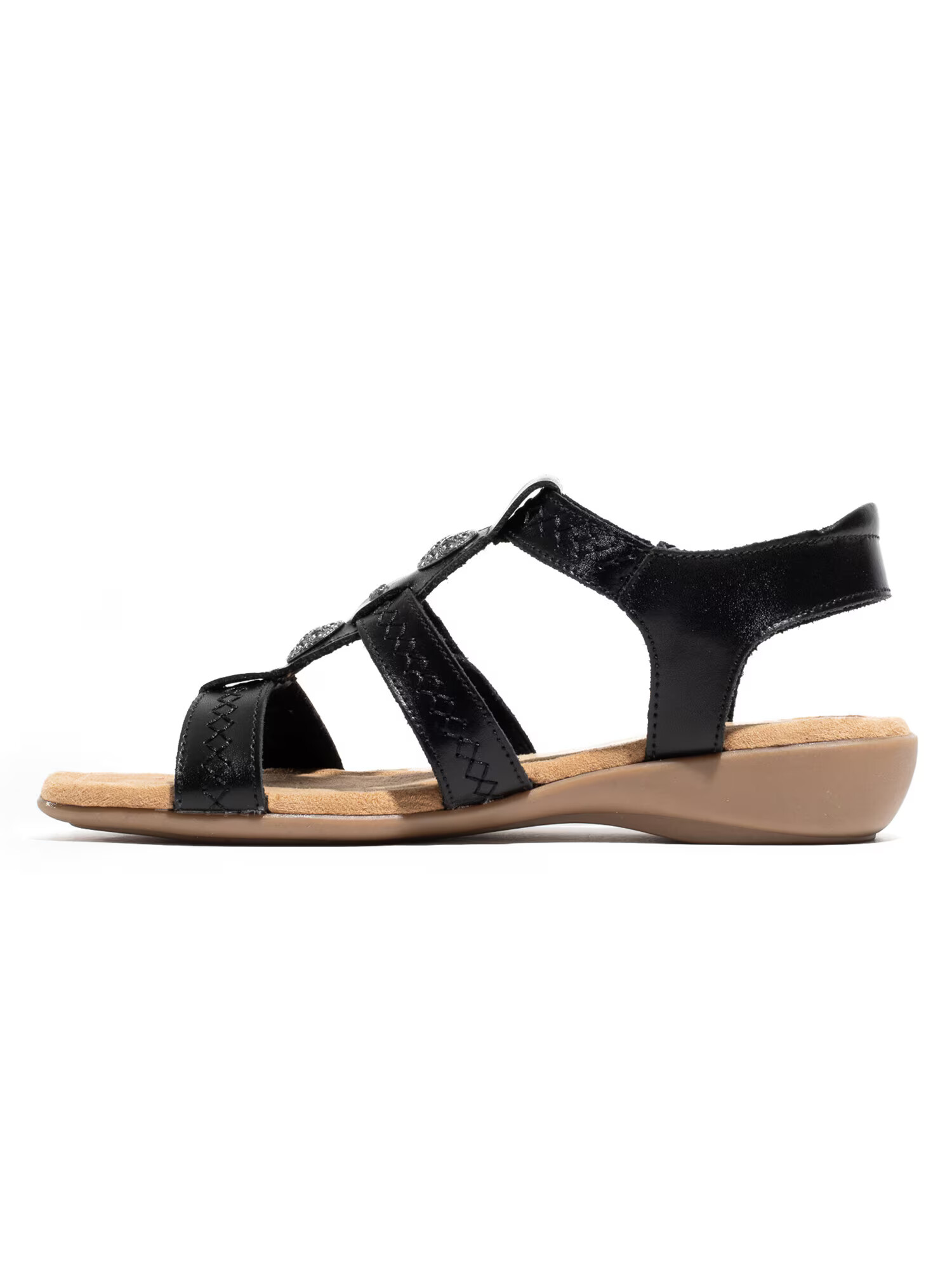 Minnetonka Sandale 'Sonya' maro / gri / negru - Pled.ro