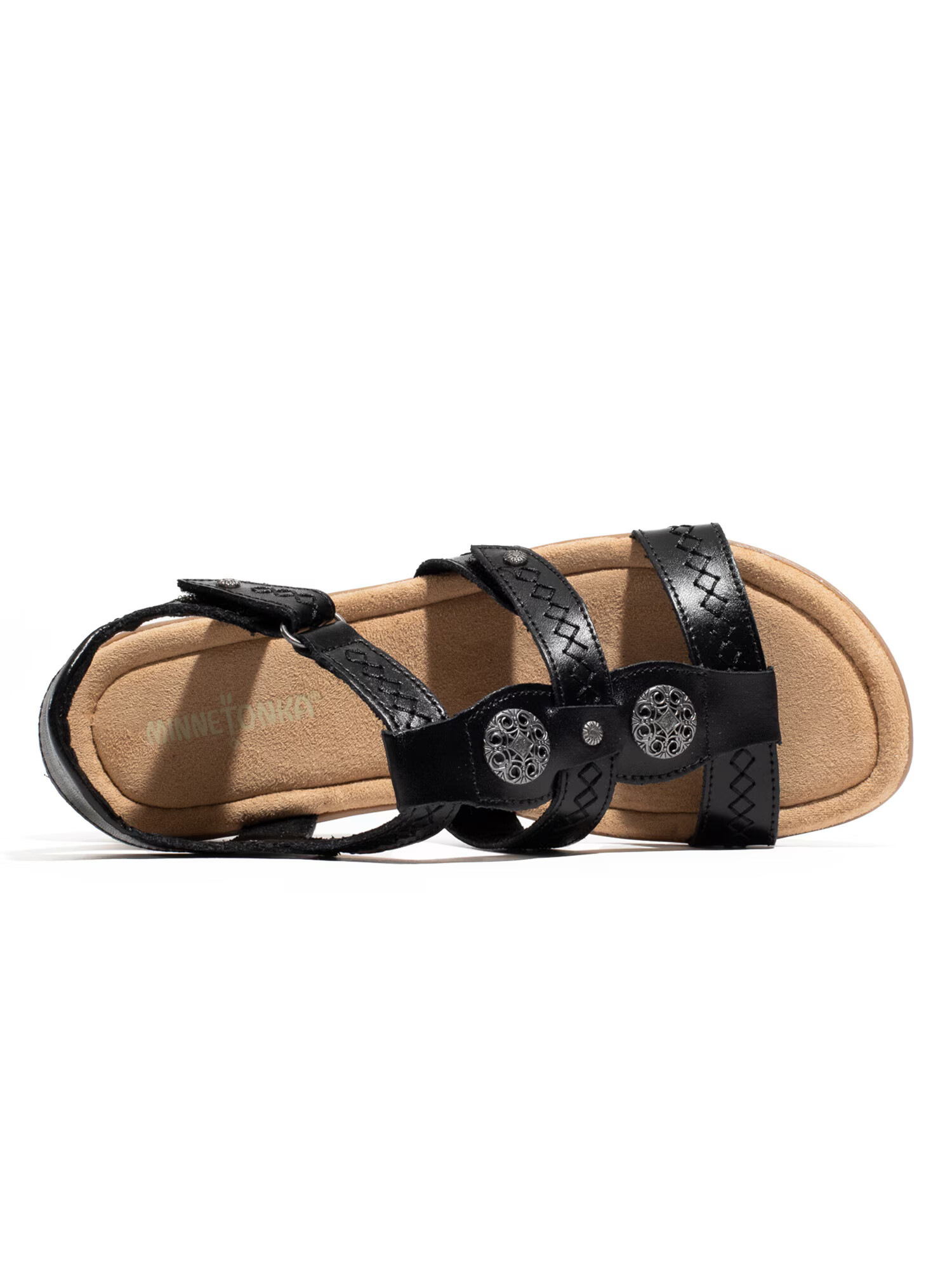 Minnetonka Sandale 'Sonya' maro / gri / negru - Pled.ro