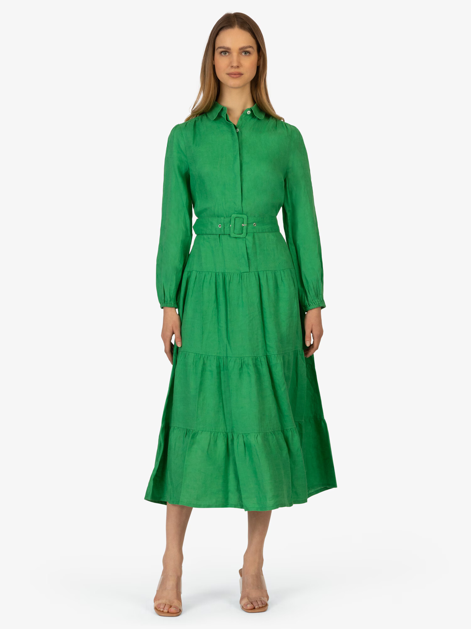 mint & mia Rochie tip bluză verde iarbă - Pled.ro