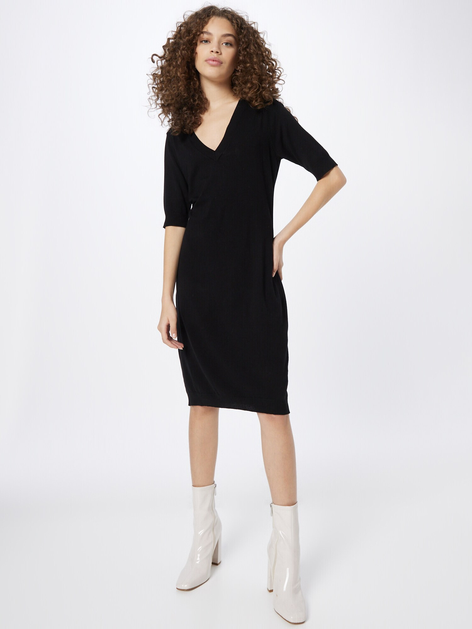 minus Rochie tricotat 'Milla' negru - Pled.ro