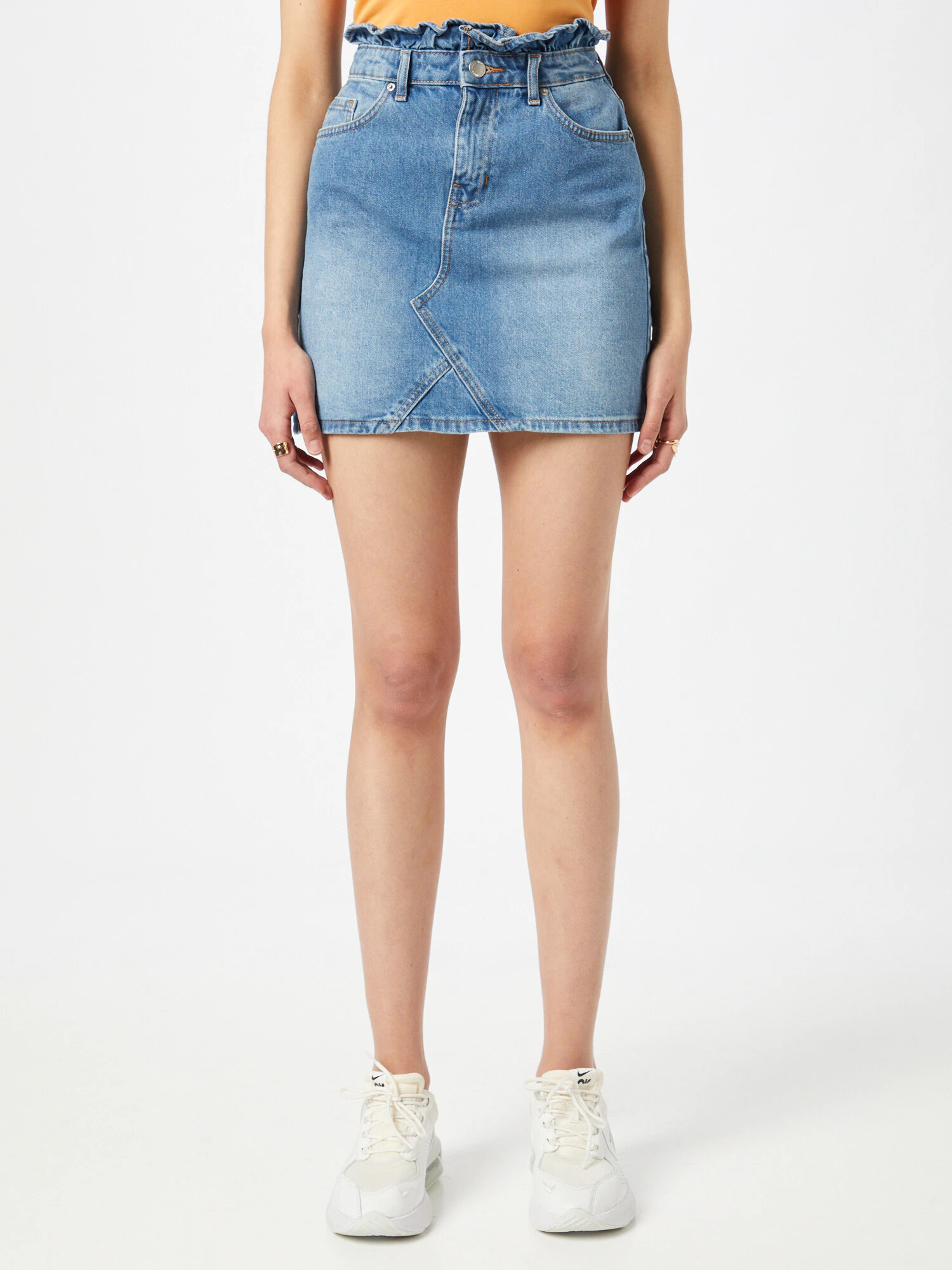 Miss Selfridge Fustă albastru denim - Pled.ro