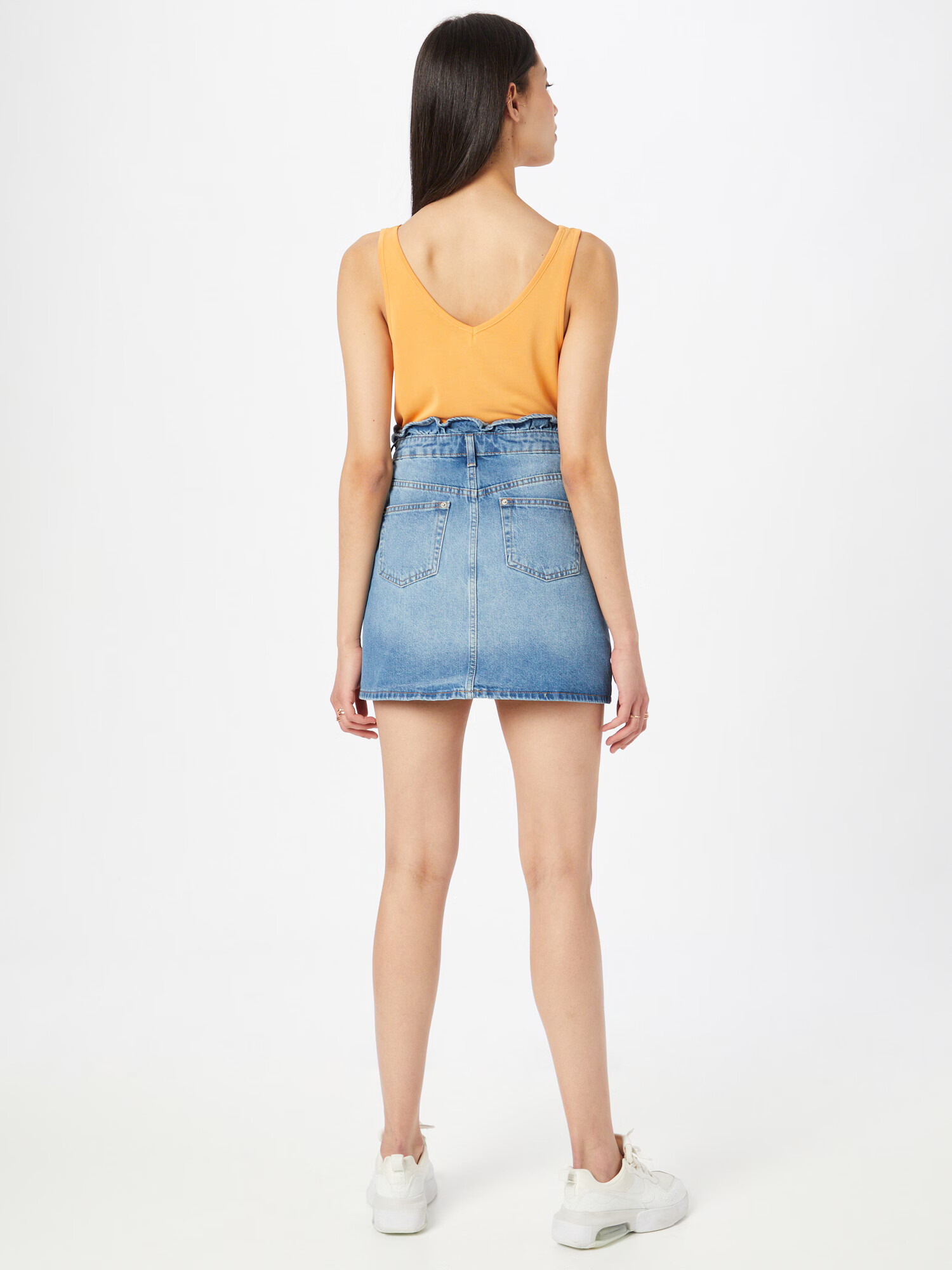 Miss Selfridge Fustă albastru denim - Pled.ro