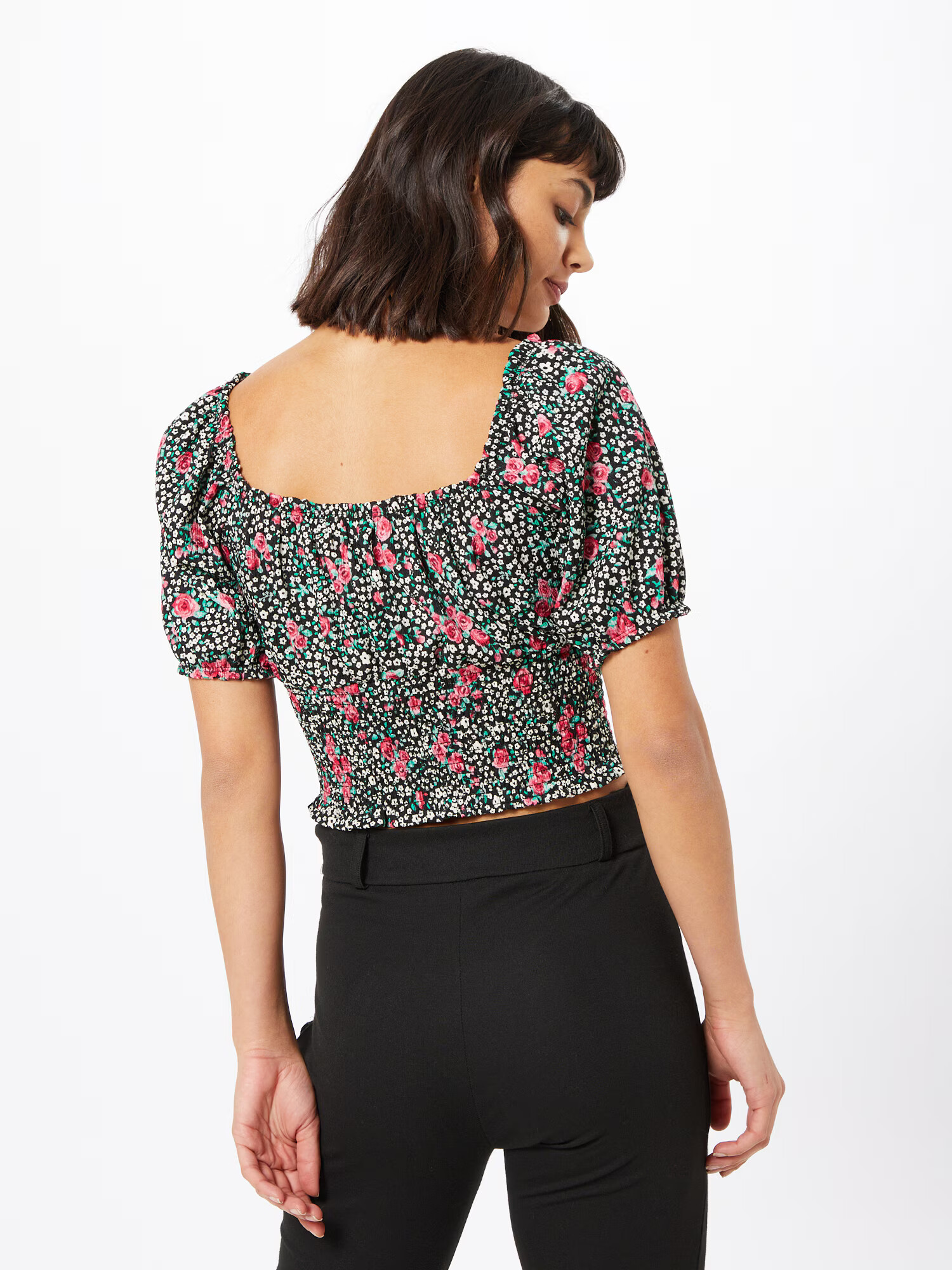 Miss Selfridge Top verde / roz / negru / alb - Pled.ro