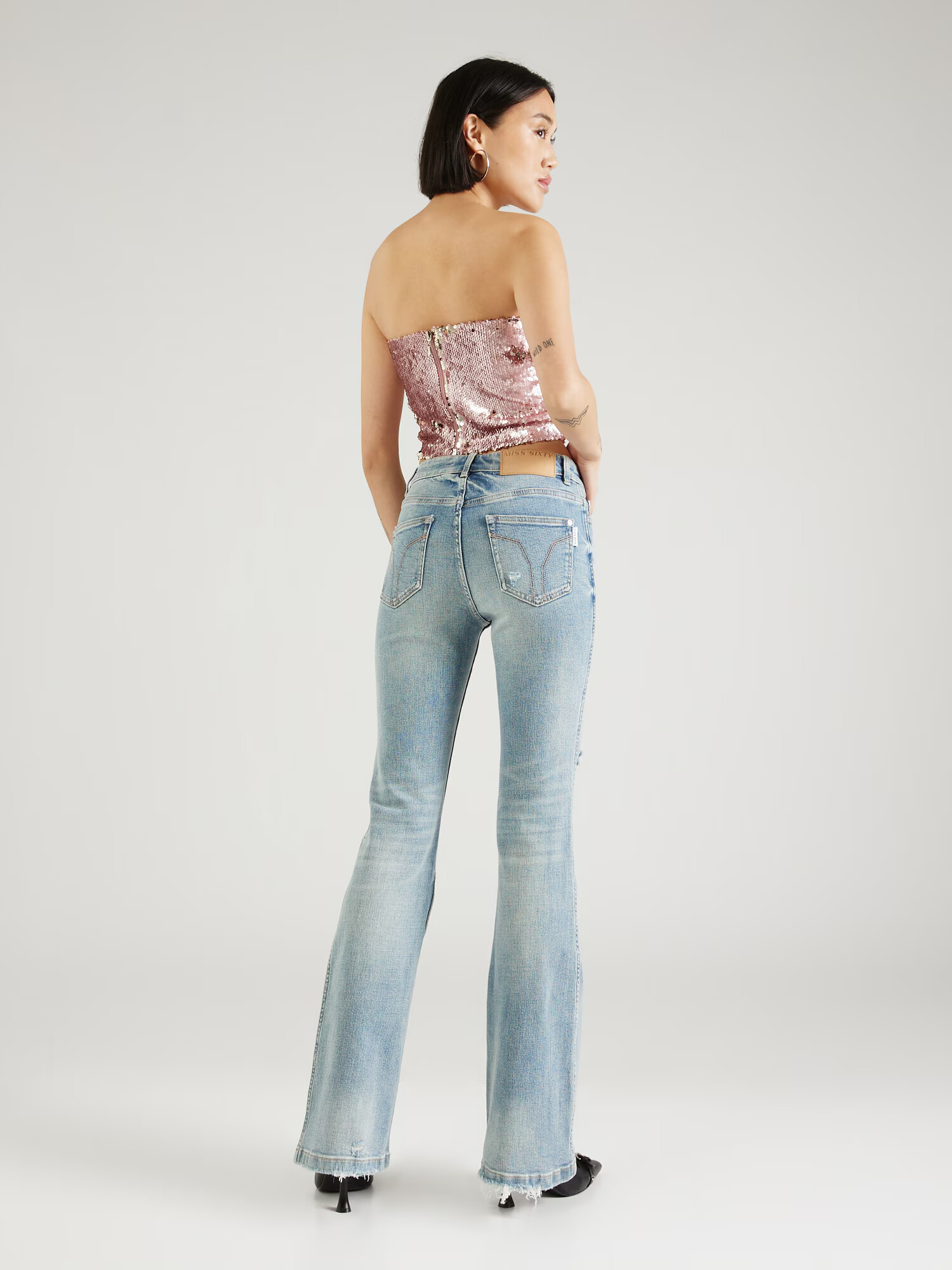 Miss Sixty Jeans albastru deschis - Pled.ro