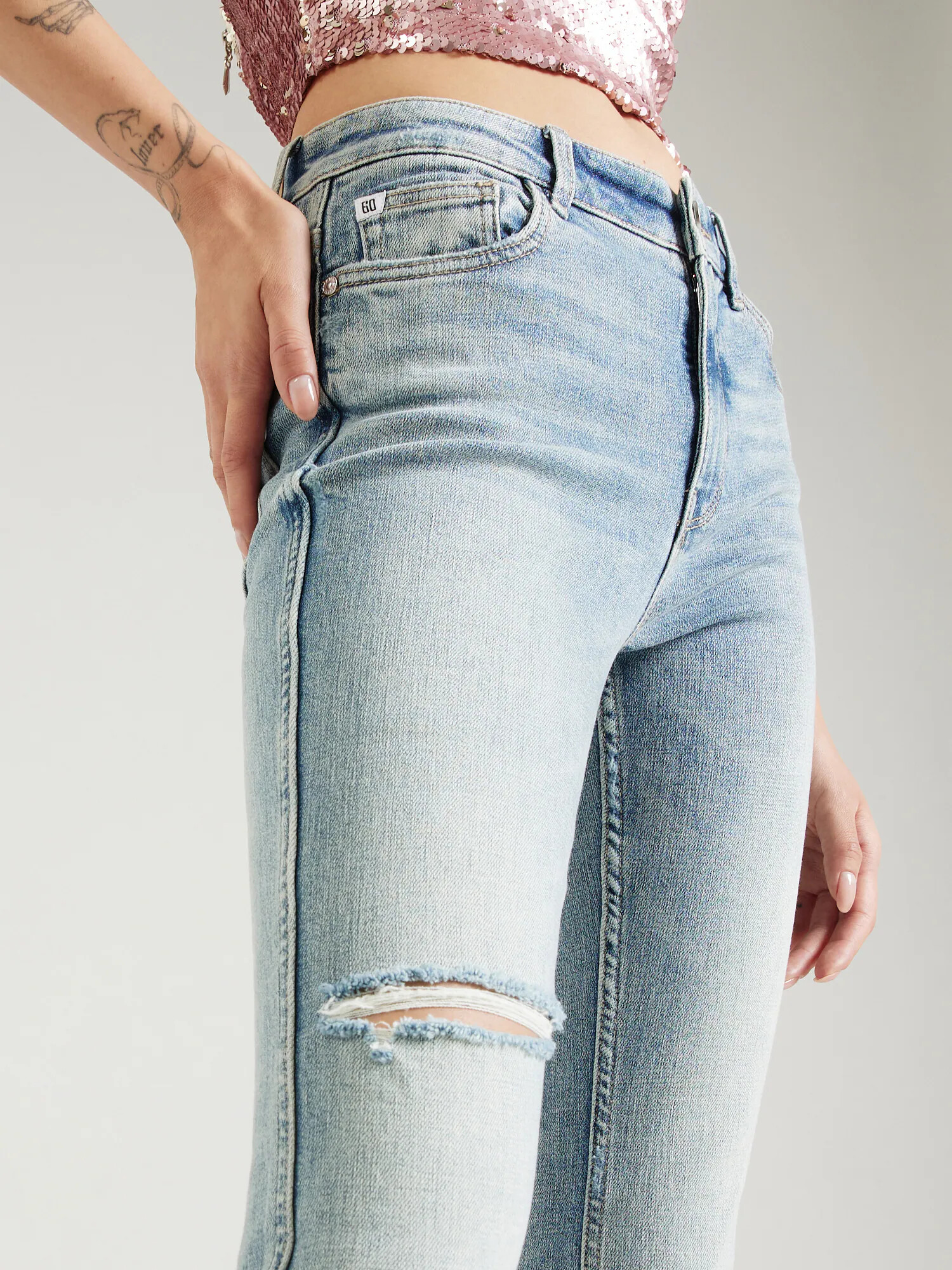 Miss Sixty Jeans albastru deschis - Pled.ro