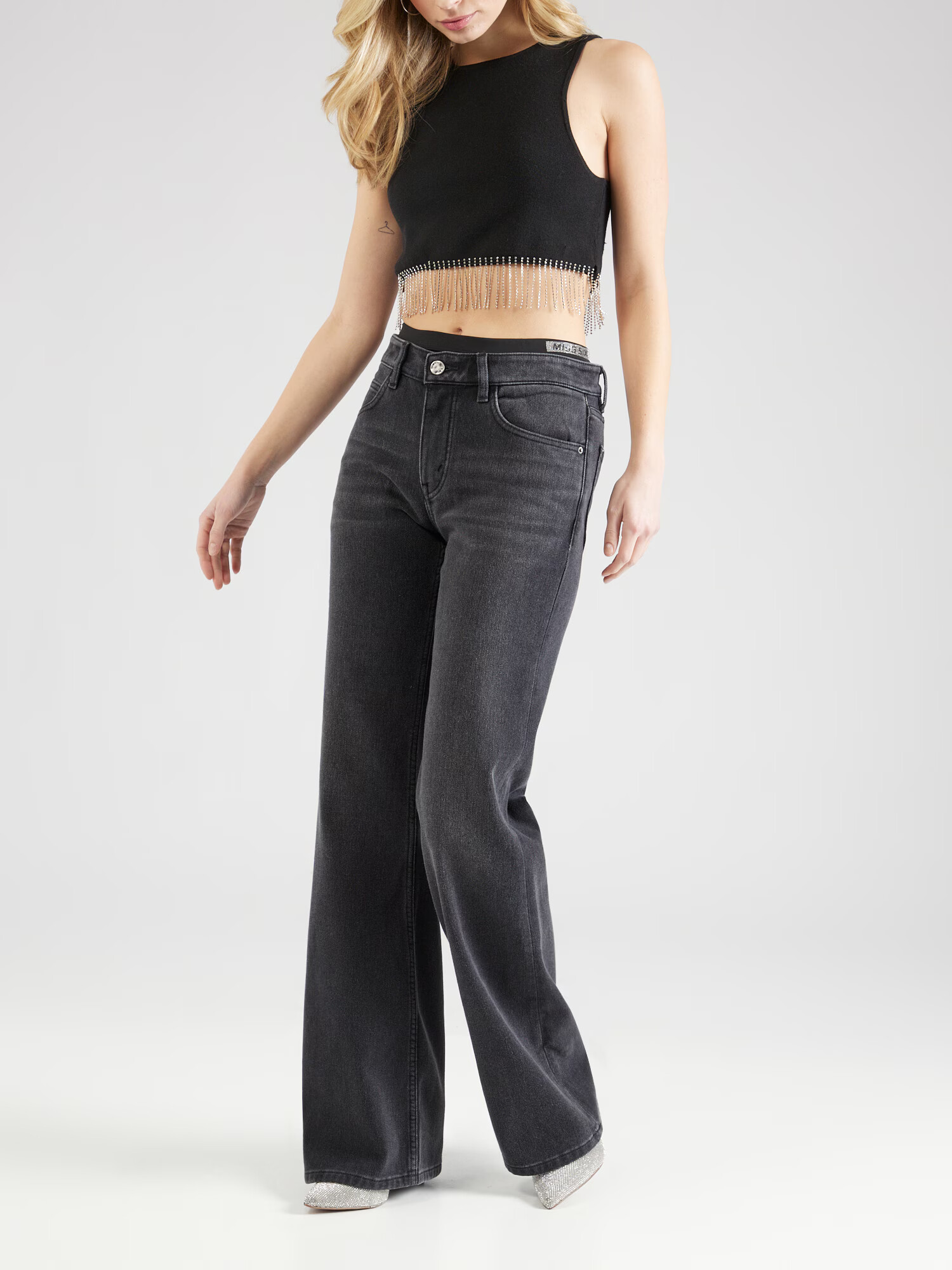 Miss Sixty Jeans negru - Pled.ro