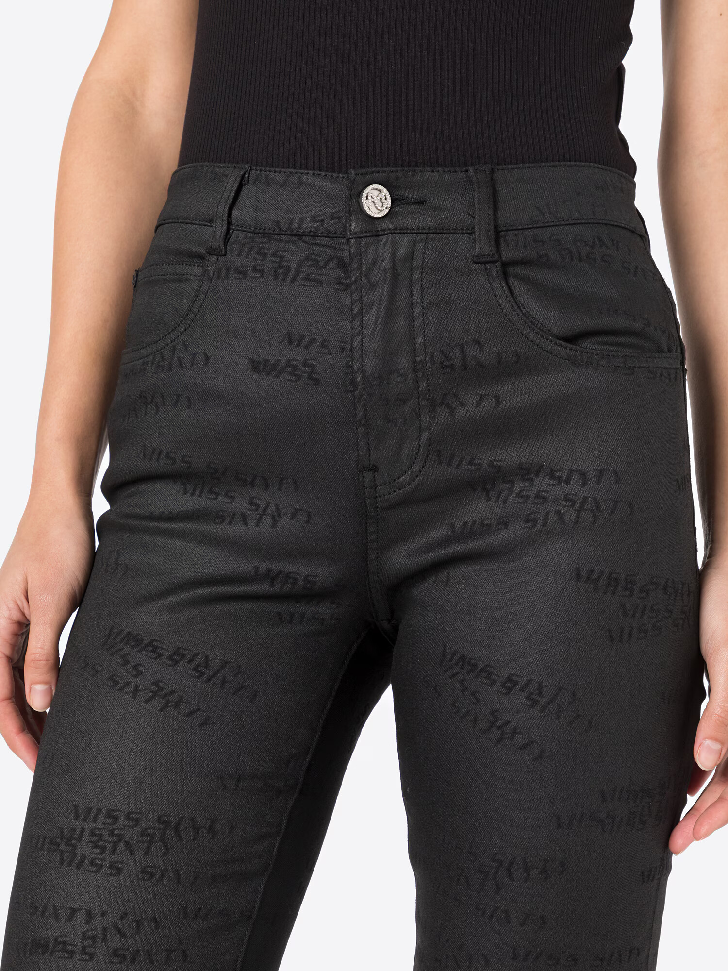 Miss Sixty Jeans negru denim - Pled.ro