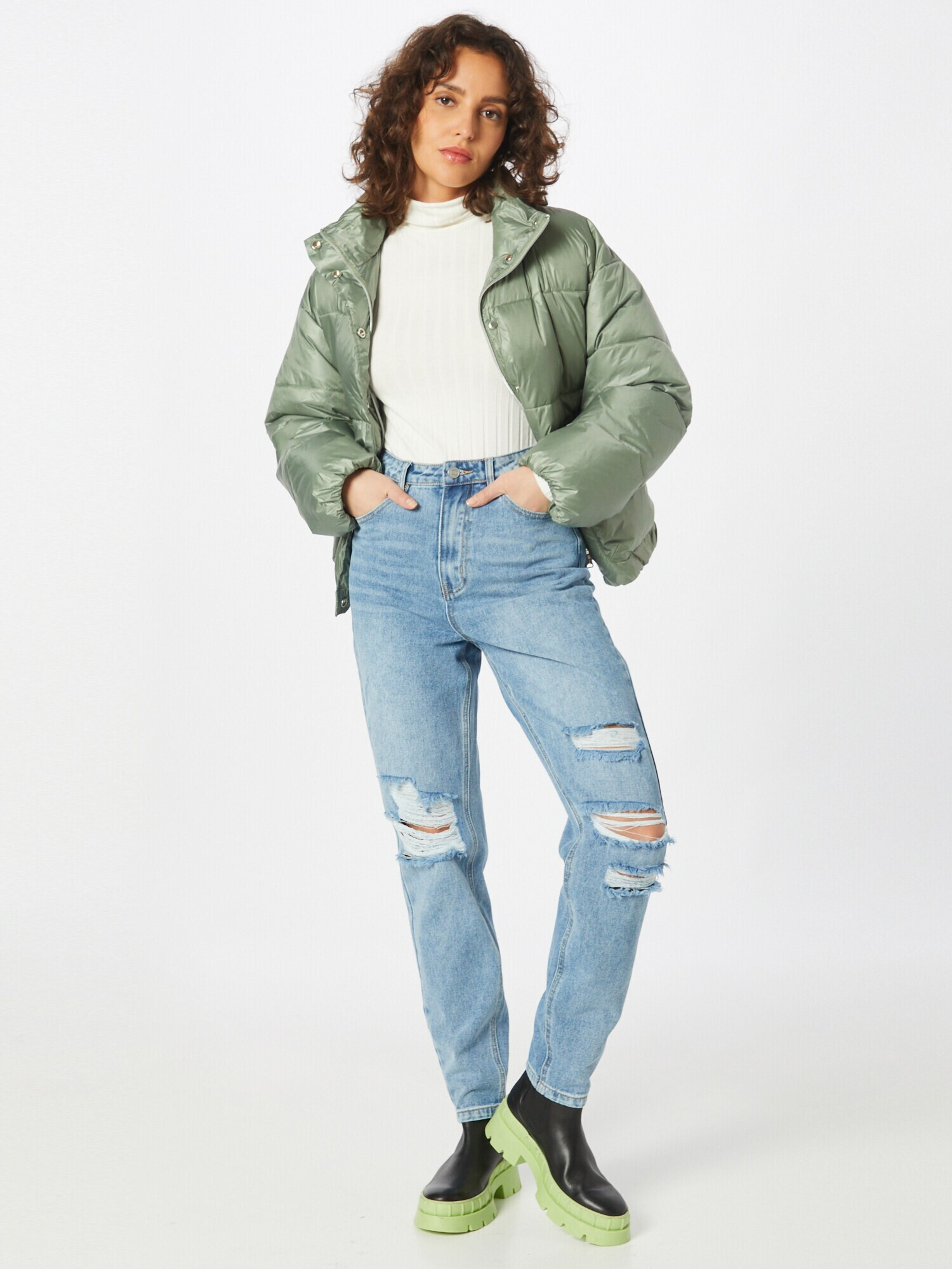 Missguided Jeans albastru denim - Pled.ro