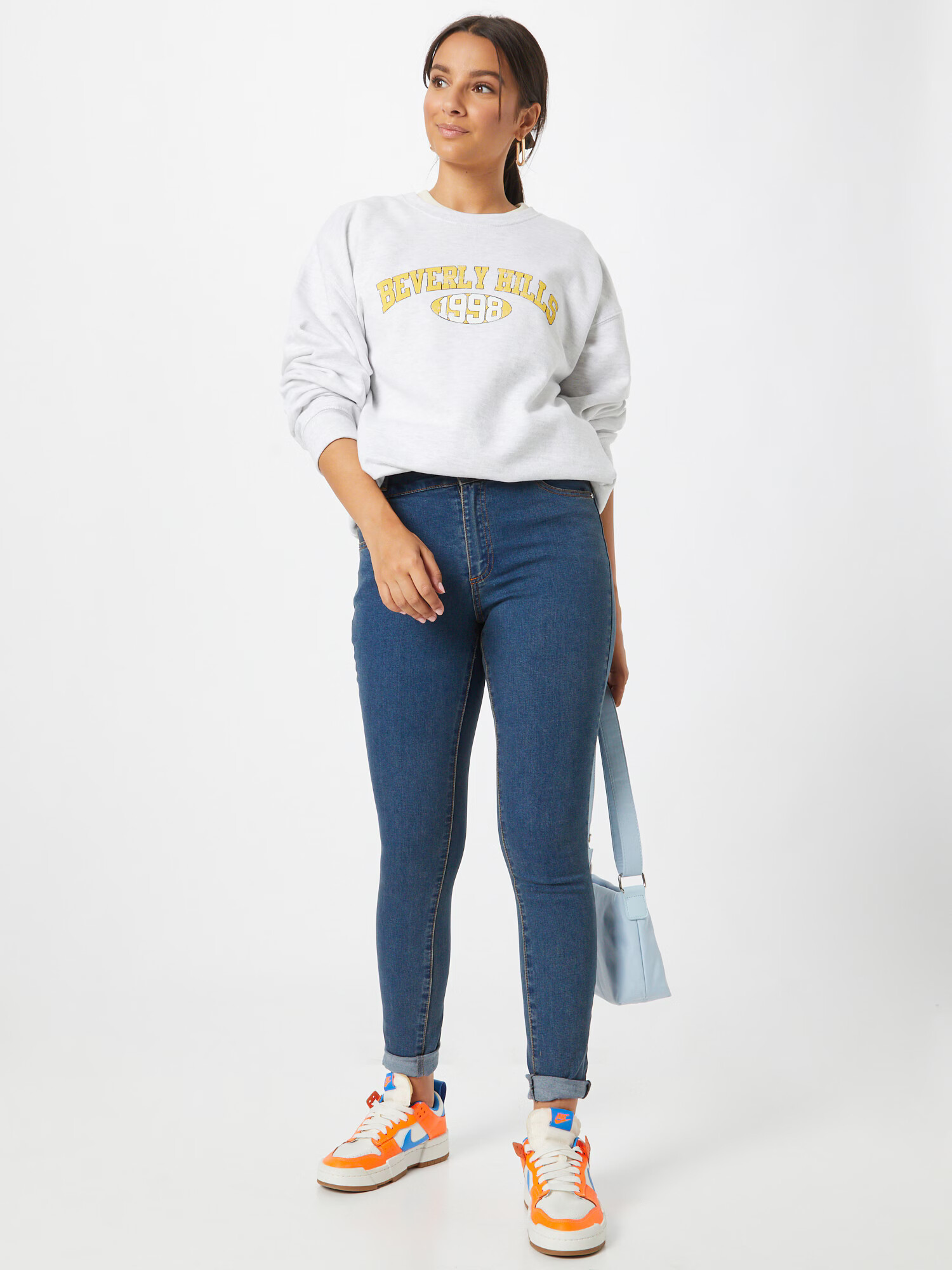 Missguided Jeans albastru închis - Pled.ro