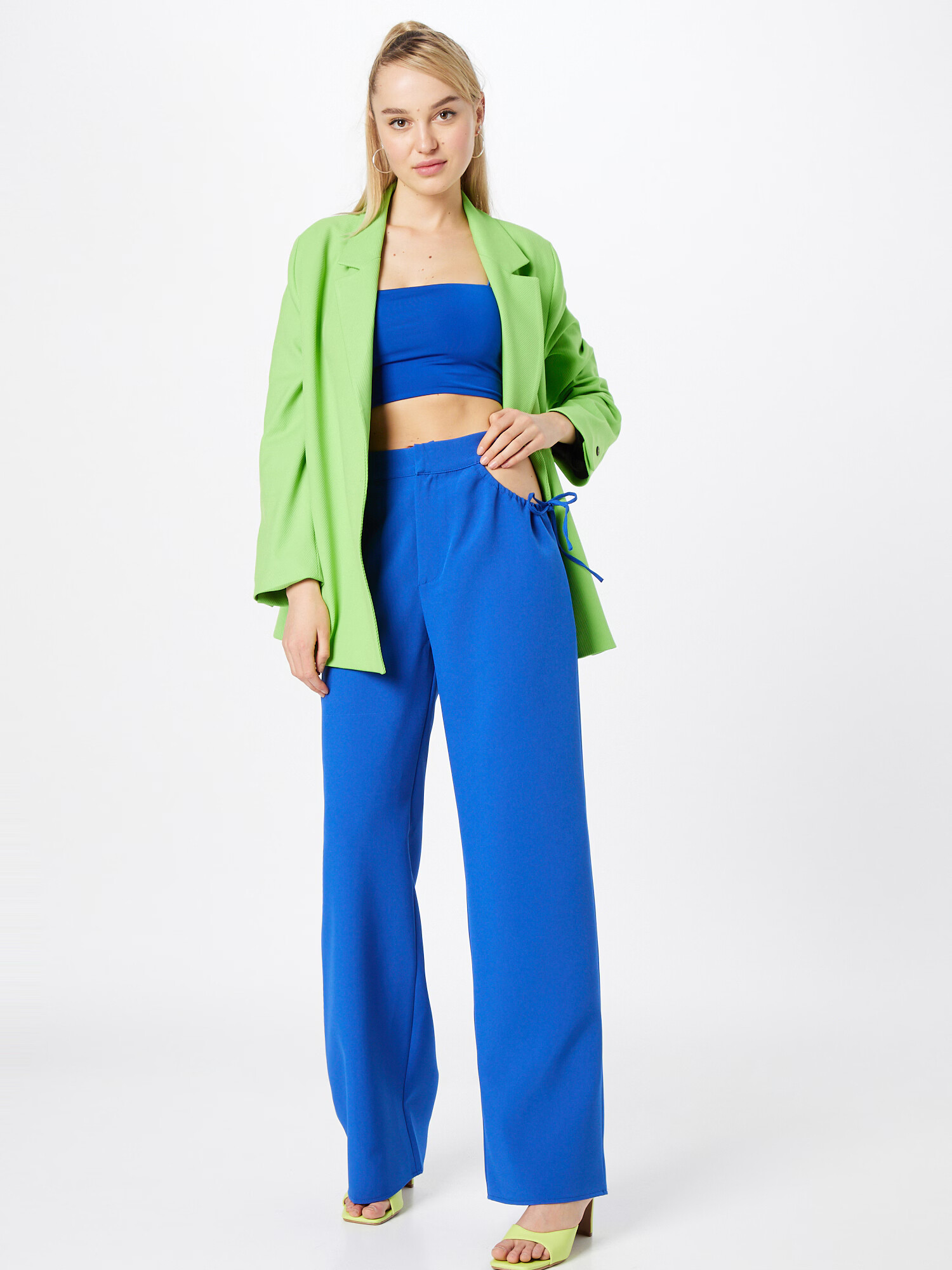 Missguided Pantaloni albastru regal - Pled.ro