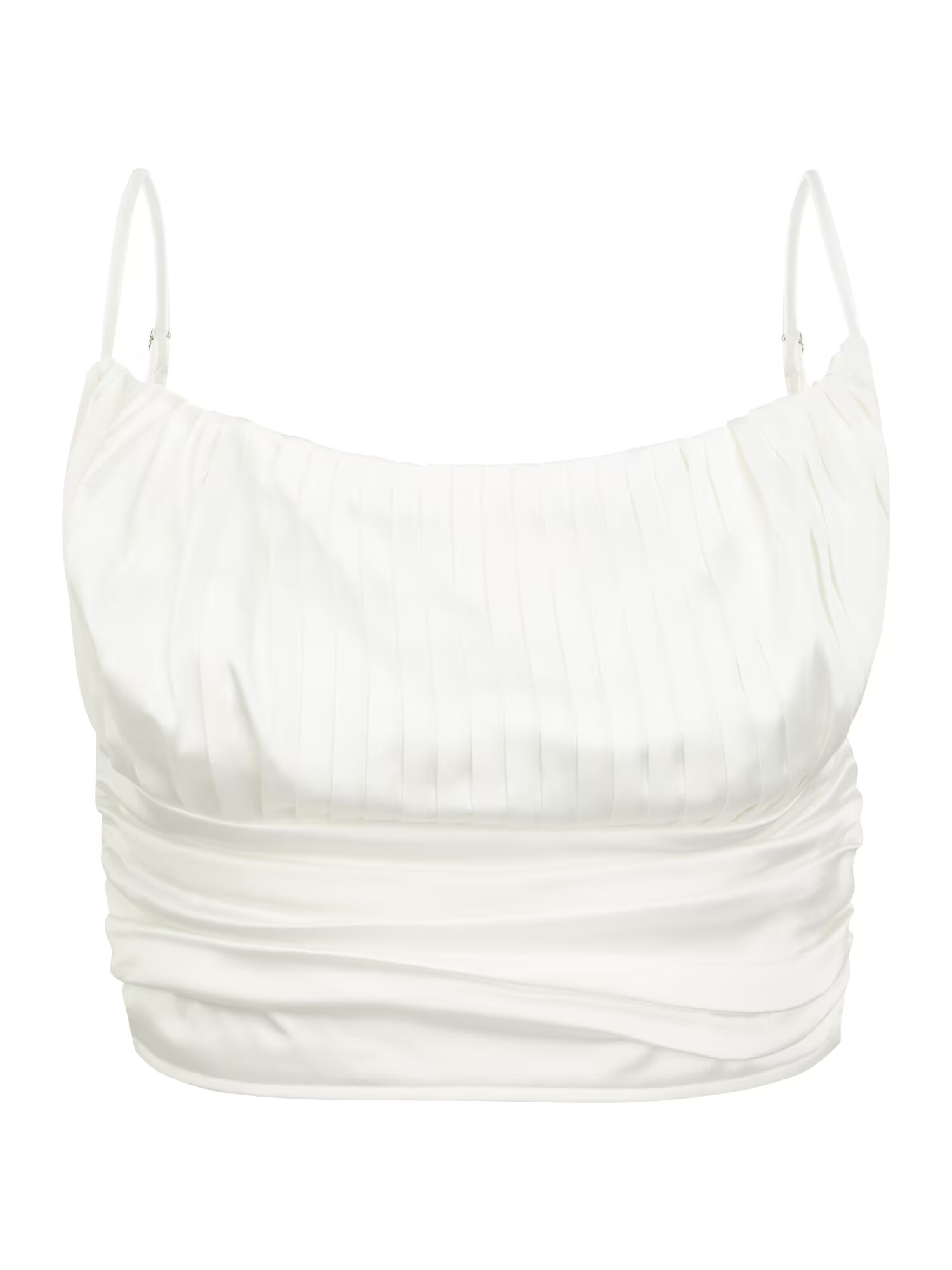 Missguided Petite Top alb - Pled.ro