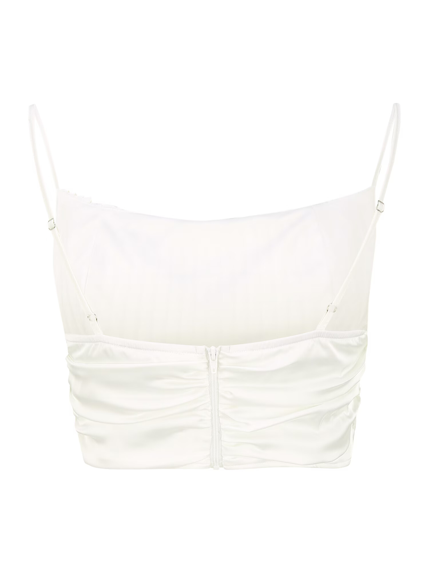 Missguided Petite Top alb - Pled.ro