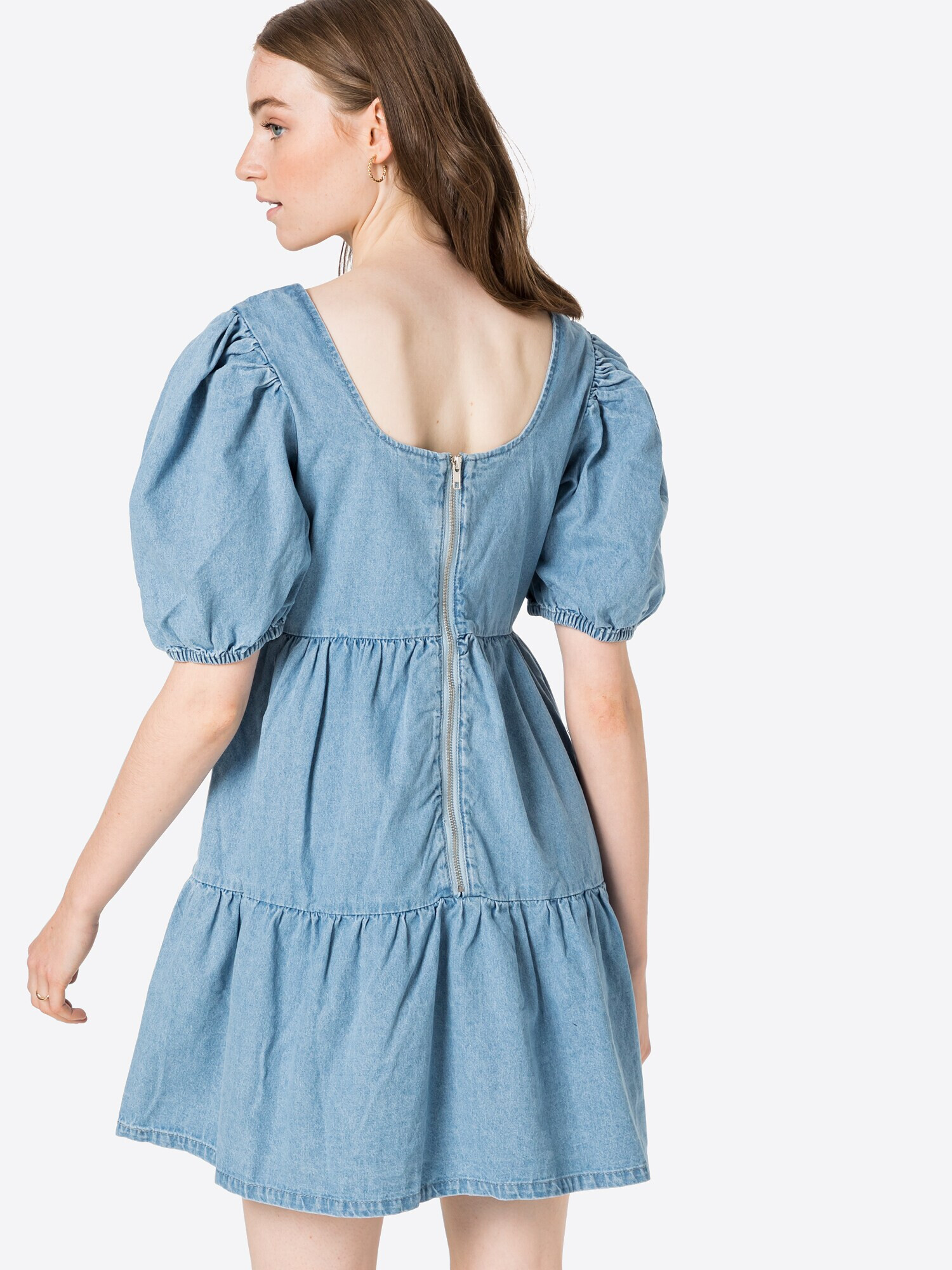 Missguided Rochie albastru denim - Pled.ro