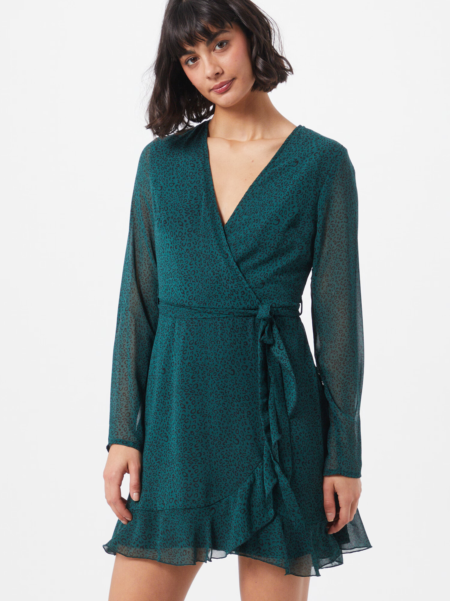 Missguided Rochie albastru / verde petrol - Pled.ro