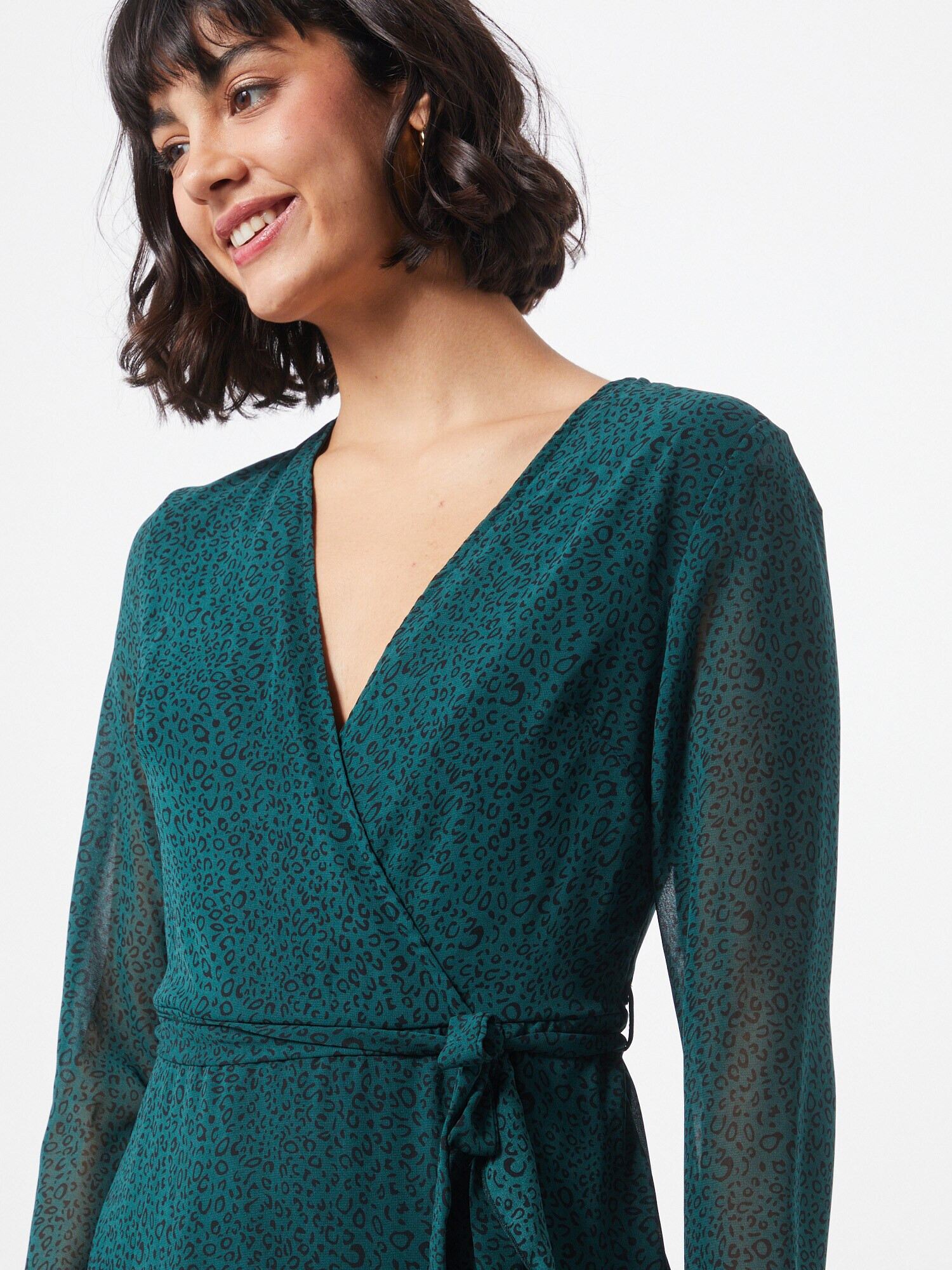 Missguided Rochie albastru / verde petrol - Pled.ro