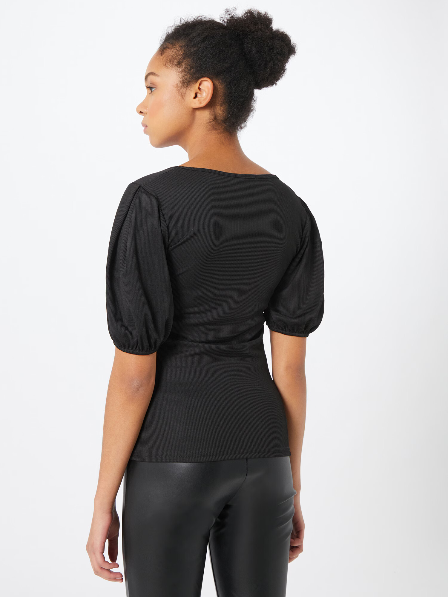 Missguided Tricou negru - Pled.ro