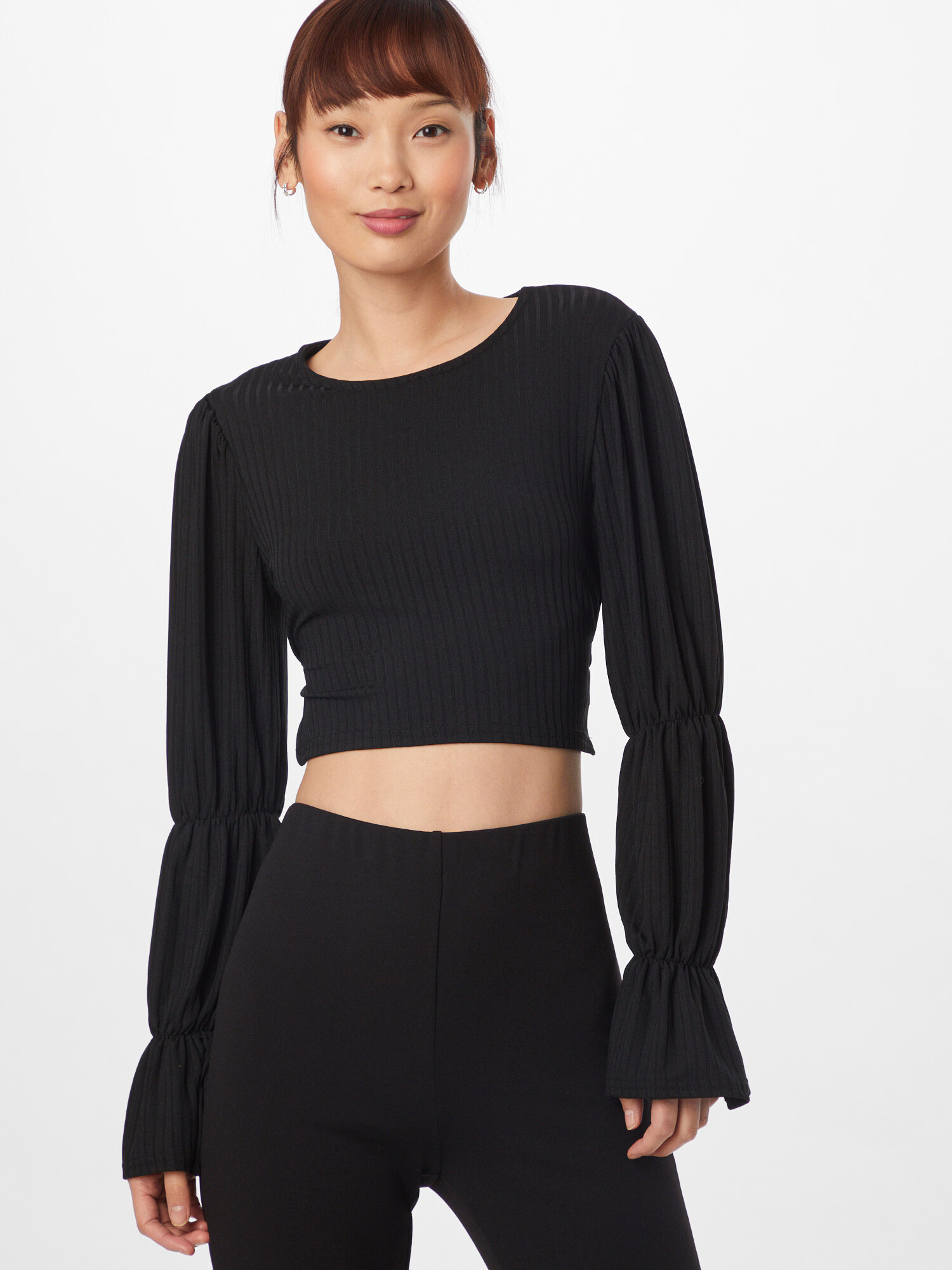 Missguided Tricou negru - Pled.ro