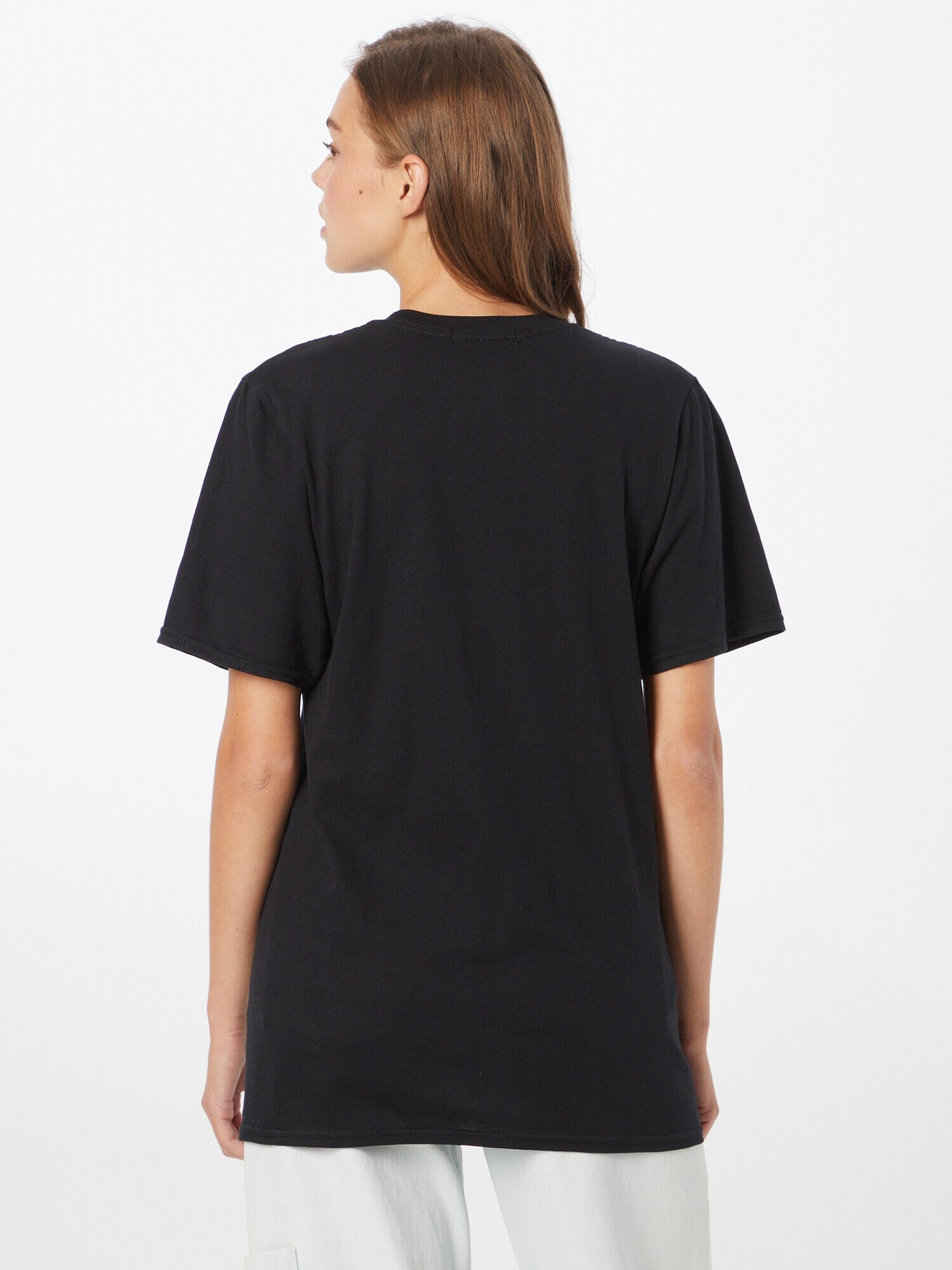 Missguided Tricou 'TWIGHLIGHT DREAMS' portocaliu piersică / negru / alb - Pled.ro