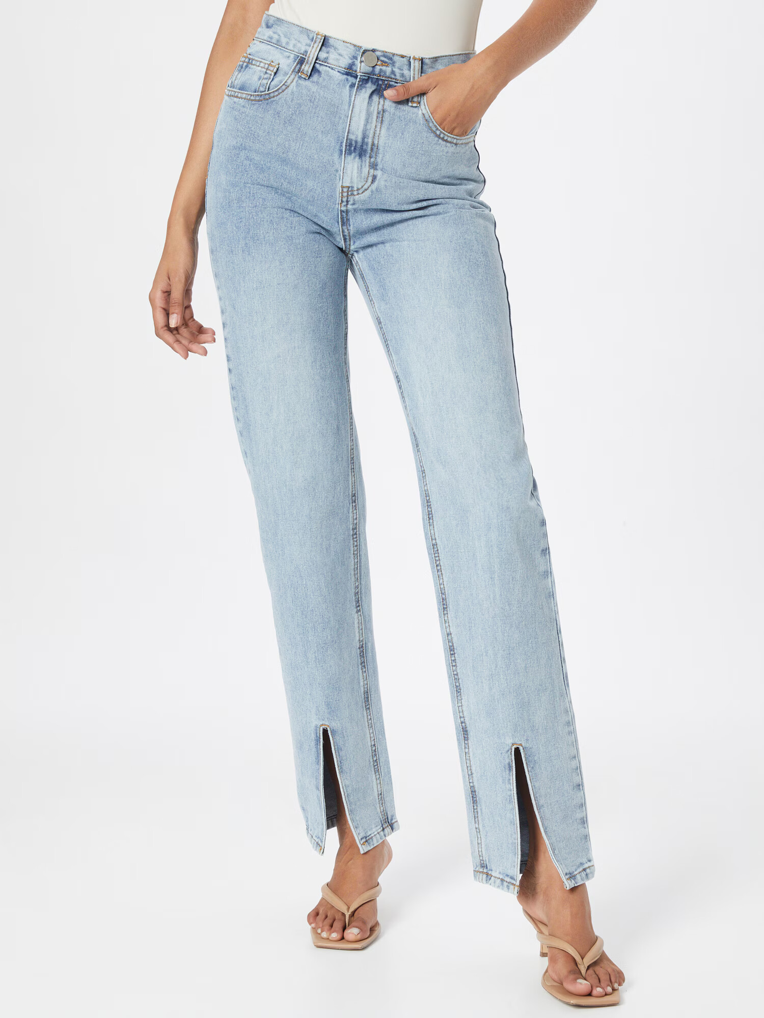 Misspap Jeans albastru deschis - Pled.ro