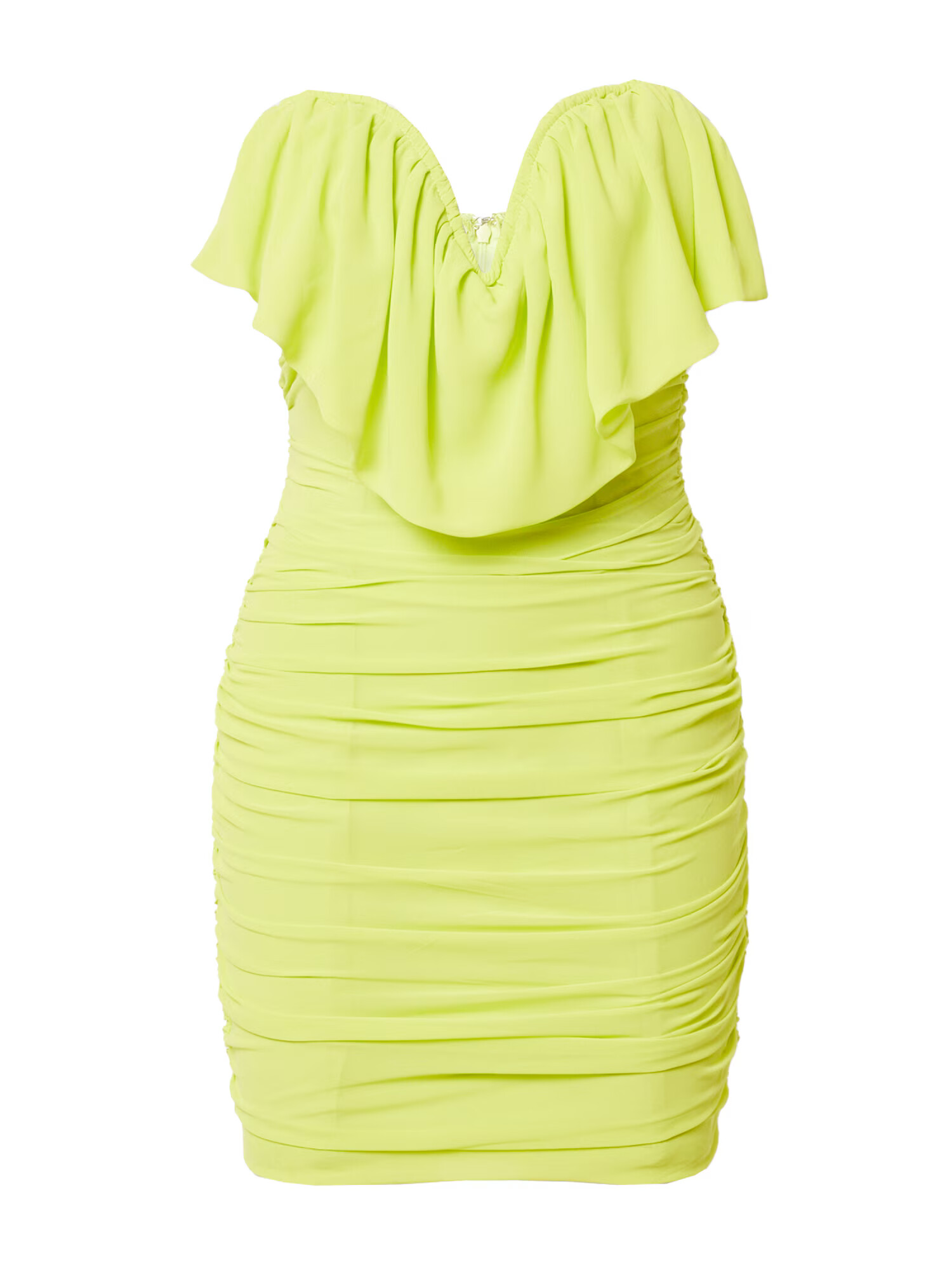 Misspap Rochie de cocktail verde stuf - Pled.ro