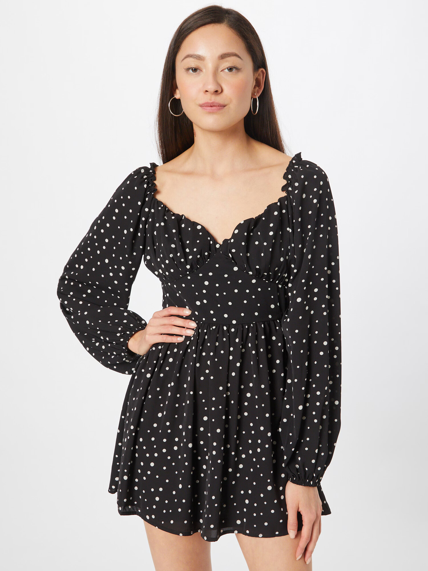 Misspap Rochie negru / alb - Pled.ro