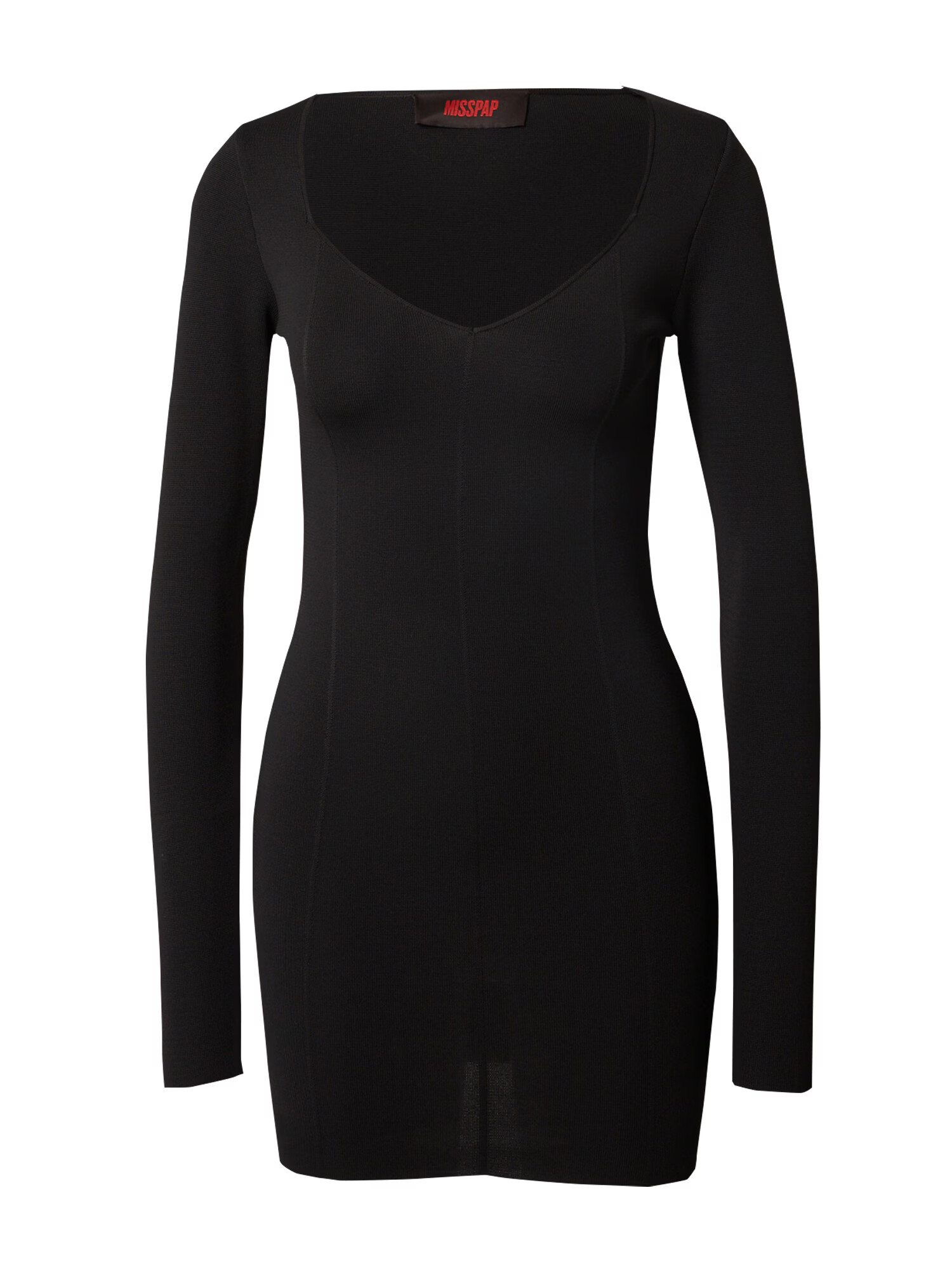 Misspap Rochie tricotat negru - Pled.ro