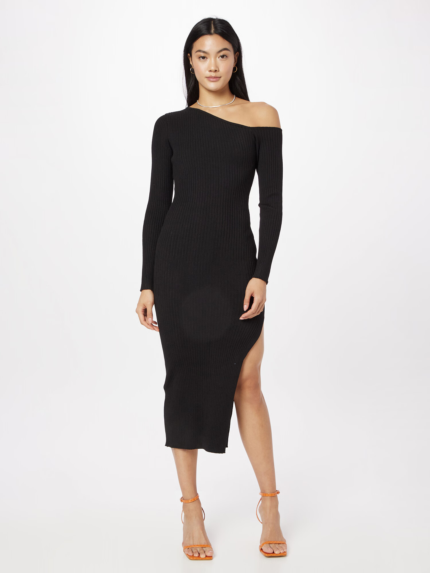 Misspap Rochie tricotat negru - Pled.ro