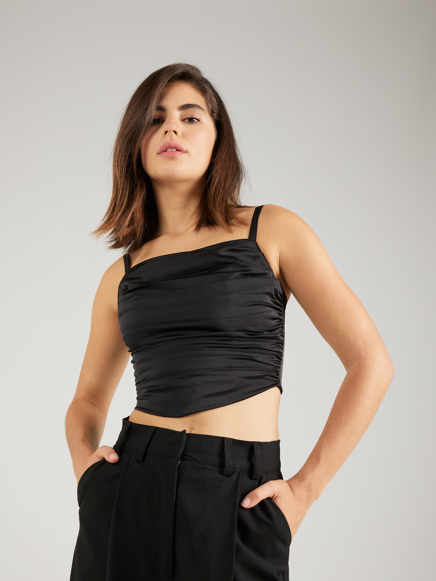 Misspap Top negru - Pled.ro