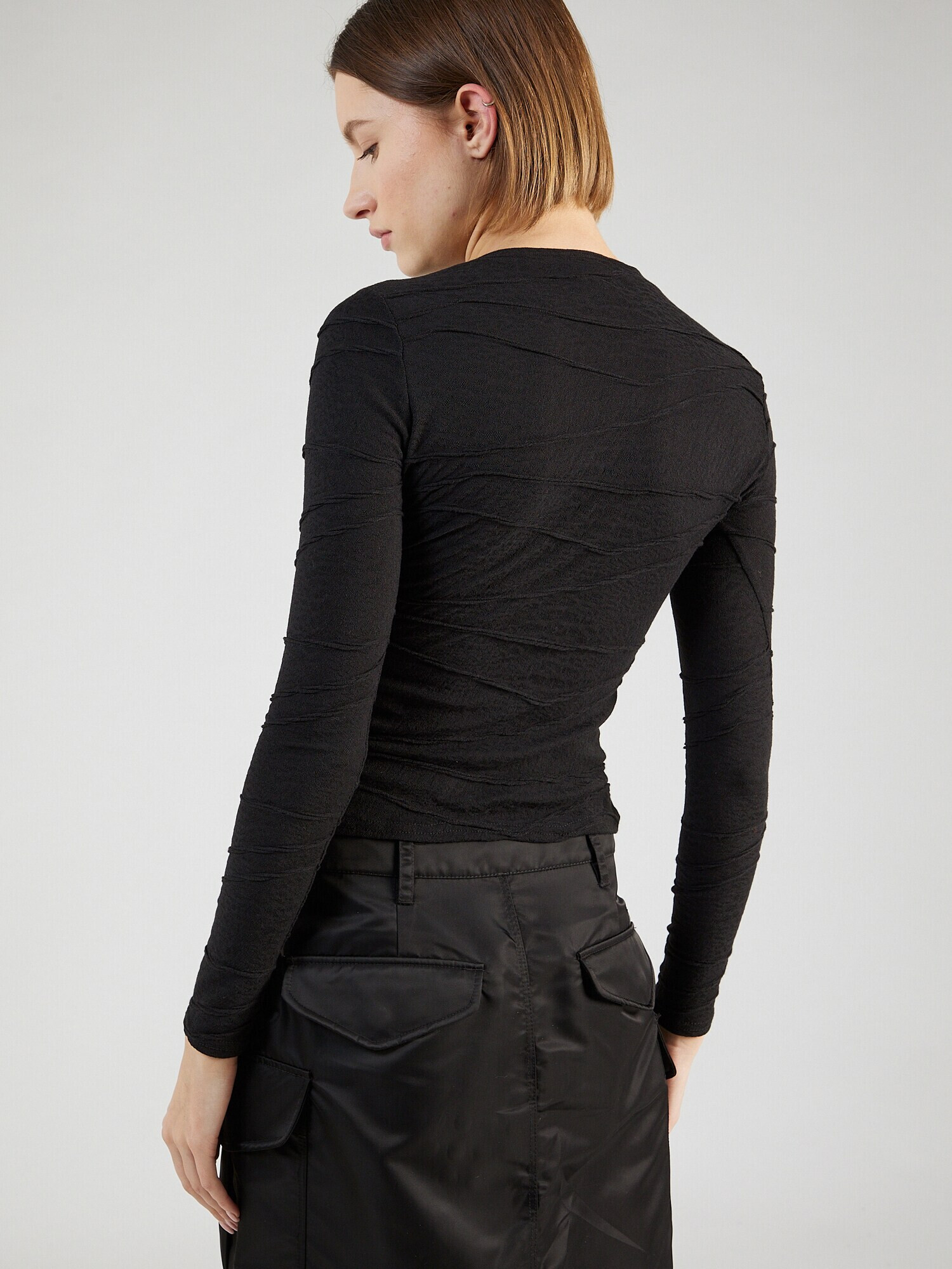 Misspap Tricou negru - Pled.ro