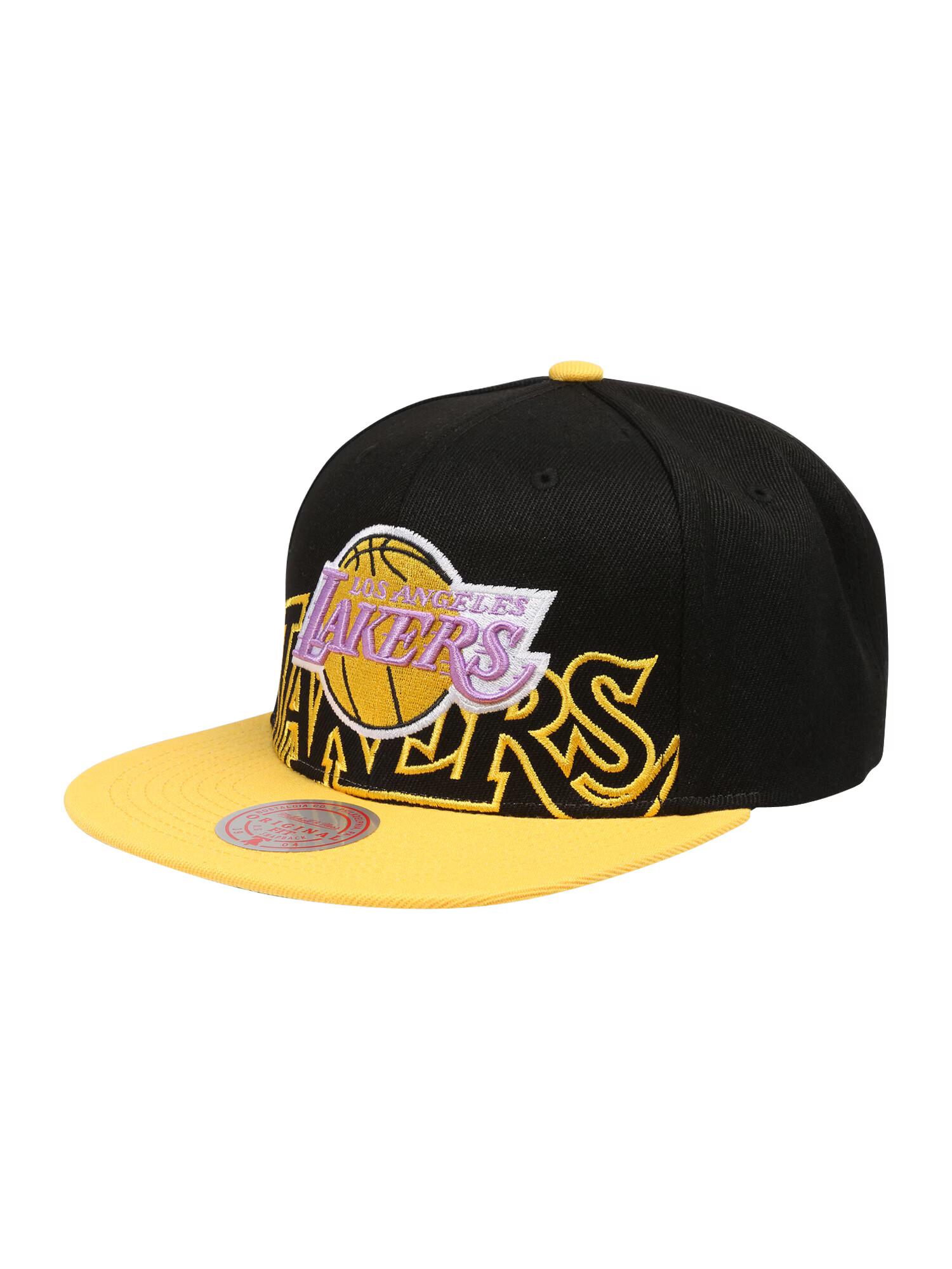 Mitchell & Ness Șapcă 'Low Big Face' galben / mov lavandă / negru / alb - Pled.ro