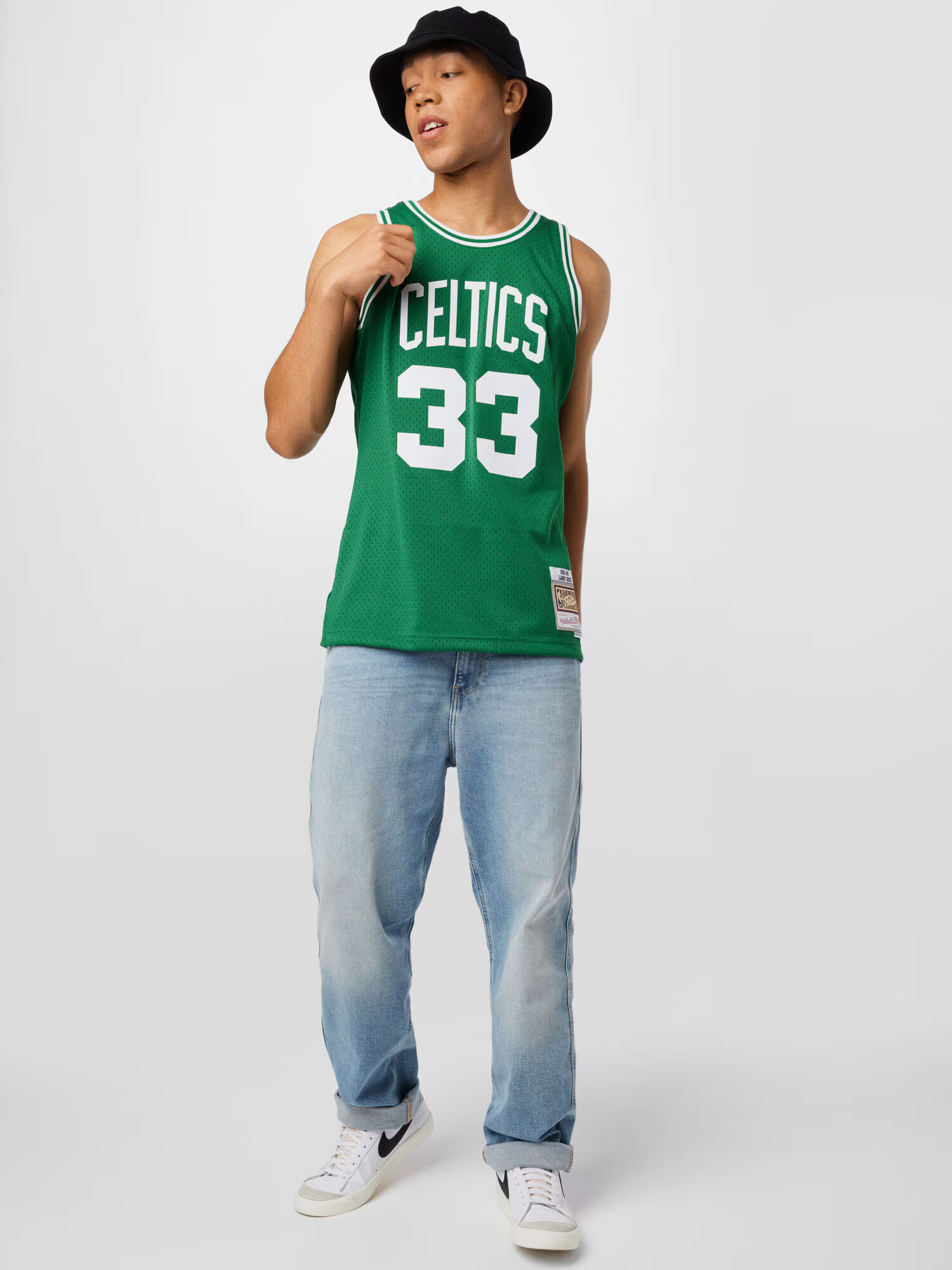 Mitchell & Ness Tricou 'BOSTON CELTICS' verde / alb - Pled.ro