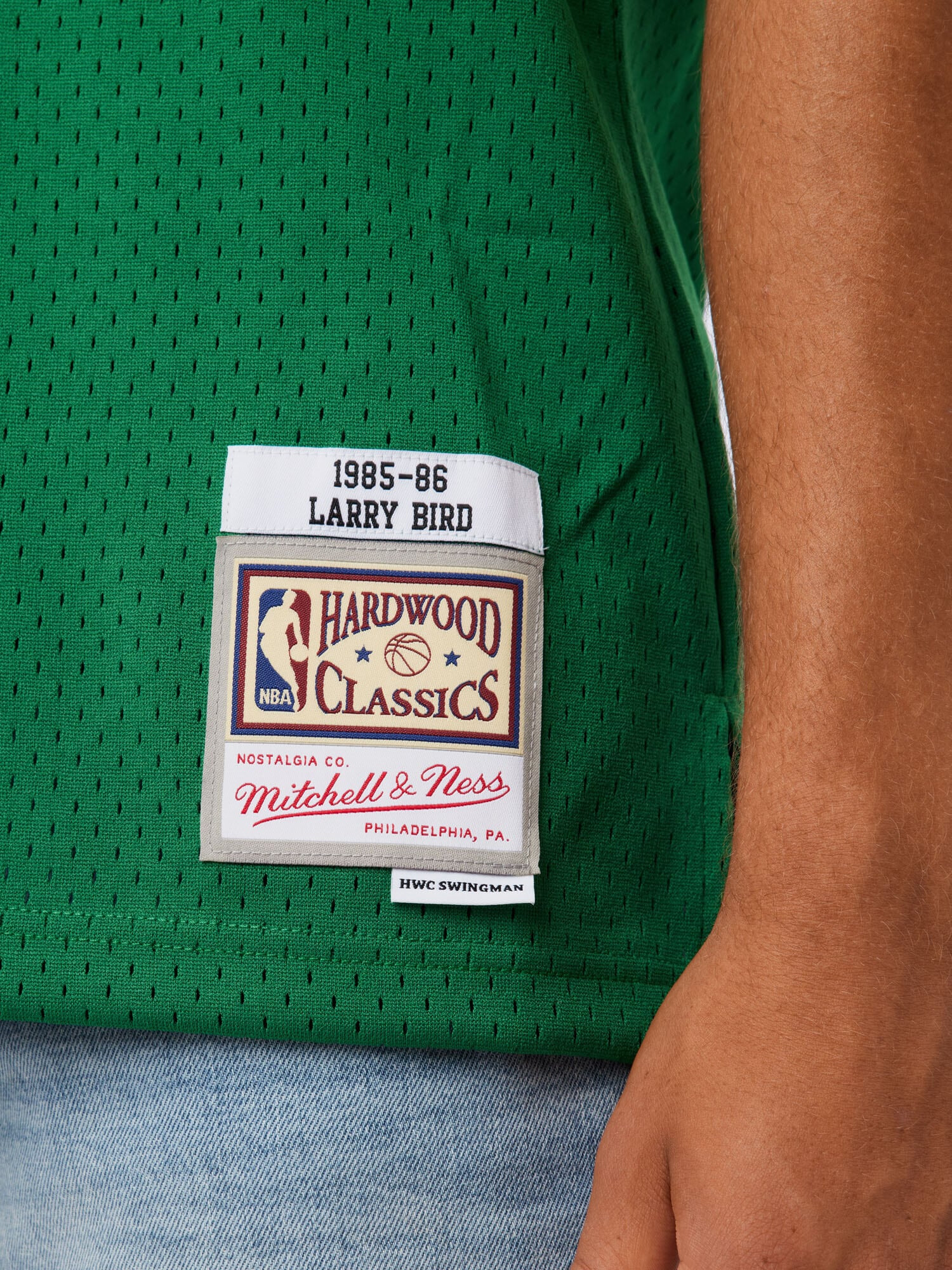 Mitchell & Ness Tricou 'BOSTON CELTICS' verde / alb - Pled.ro